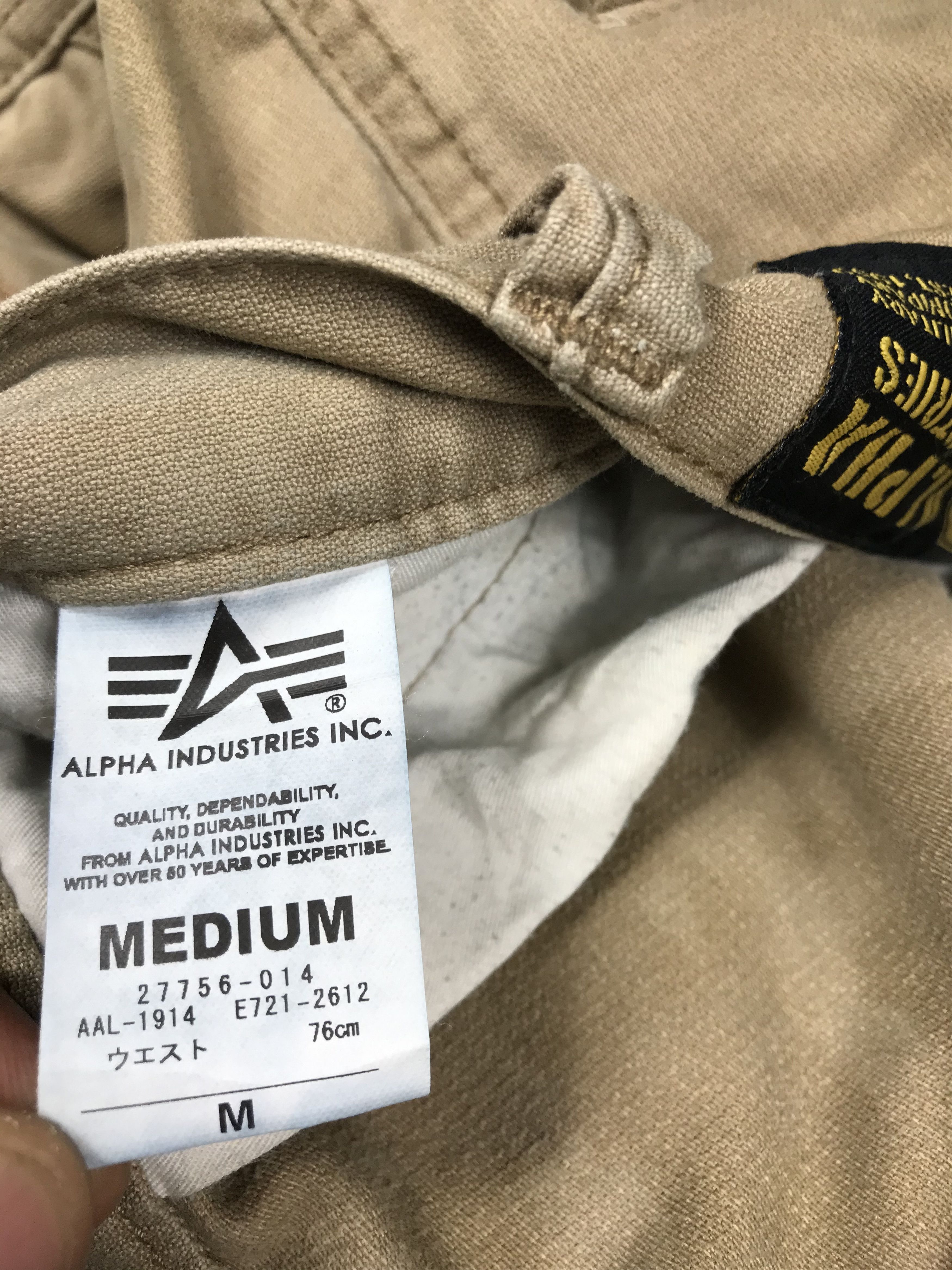 Alpha Industries × Vintage ALPHA INDUSTRIES Multi Pocket Tactical Cargo Pants Size US 34 / EU 50 - 7 Thumbnail