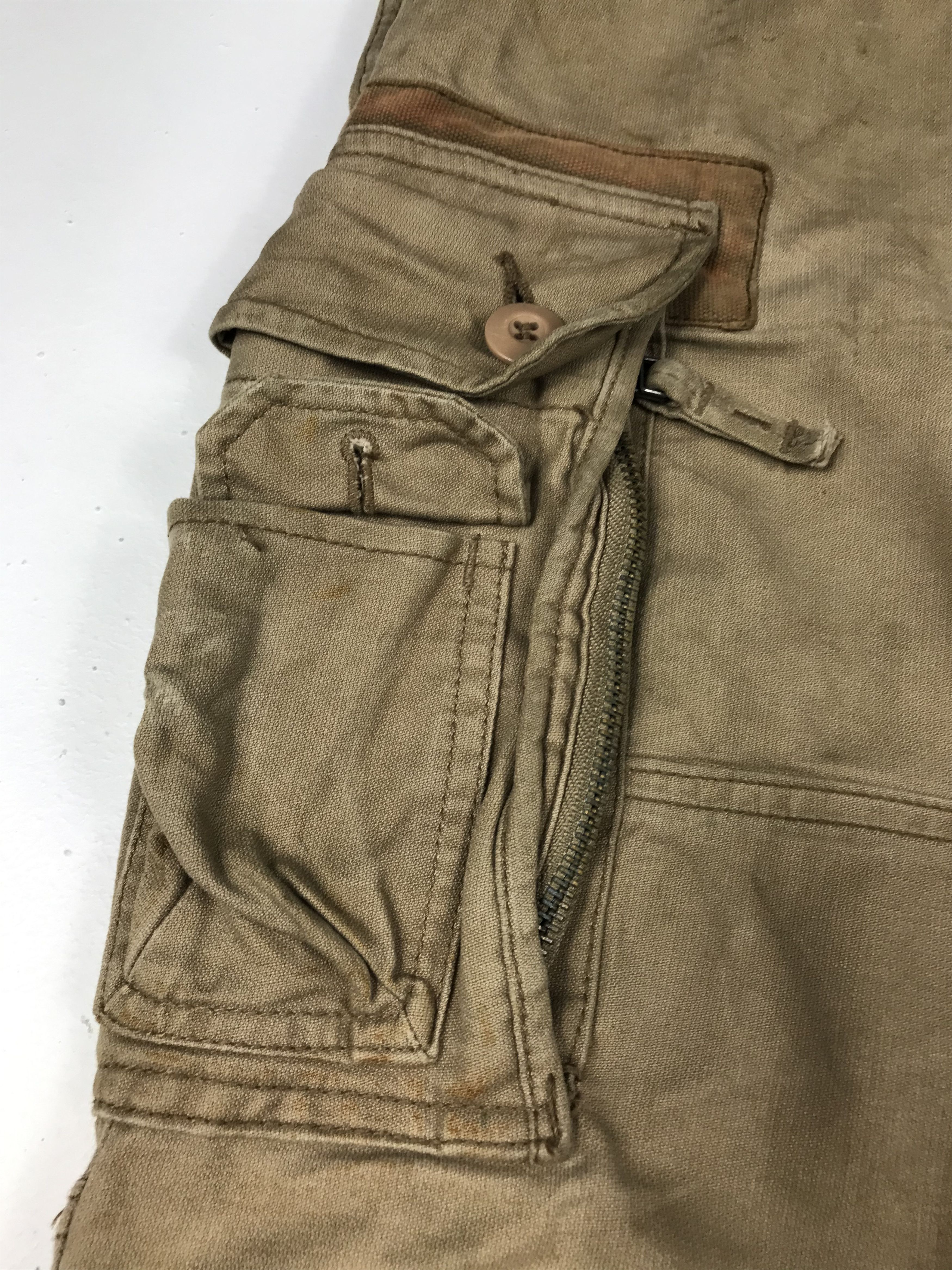 Alpha Industries × Vintage ALPHA INDUSTRIES Multi Pocket Tactical Cargo Pants Size US 34 / EU 50 - 4 Thumbnail