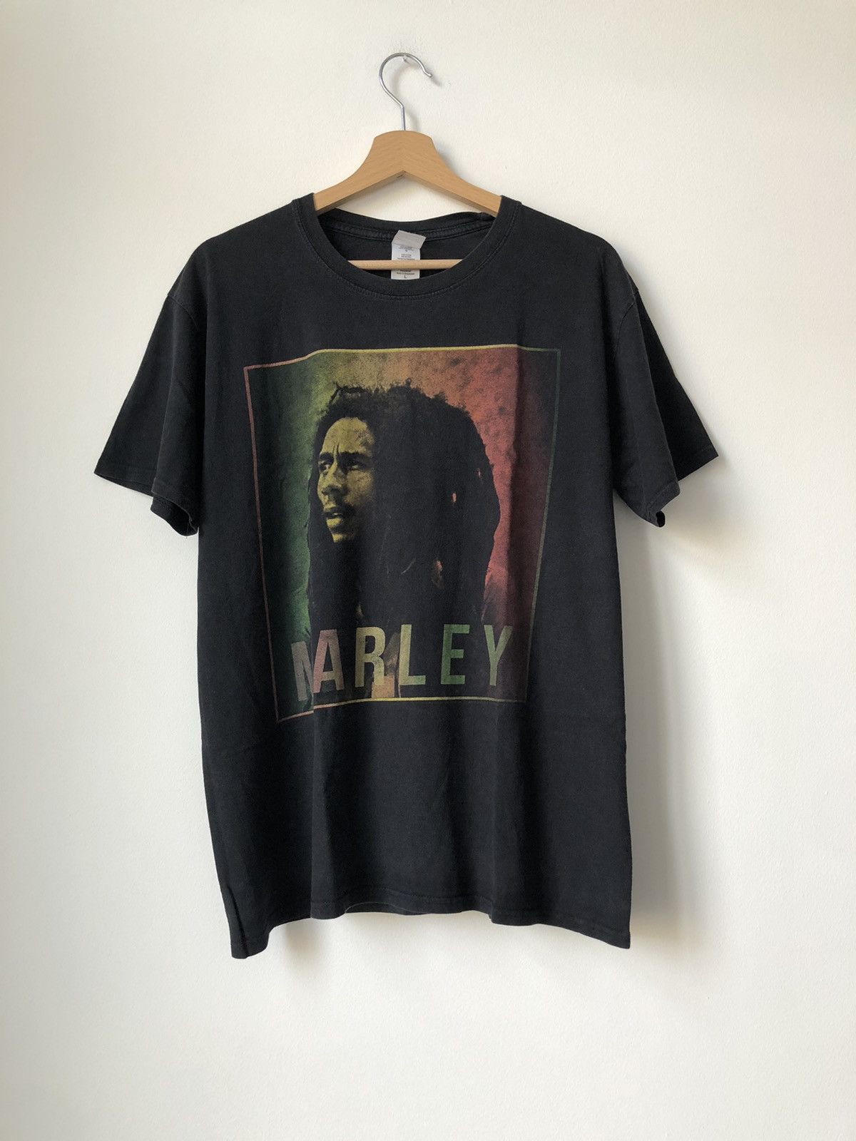 Vintage Bob Marley Black Graphic Tee M L main image 0