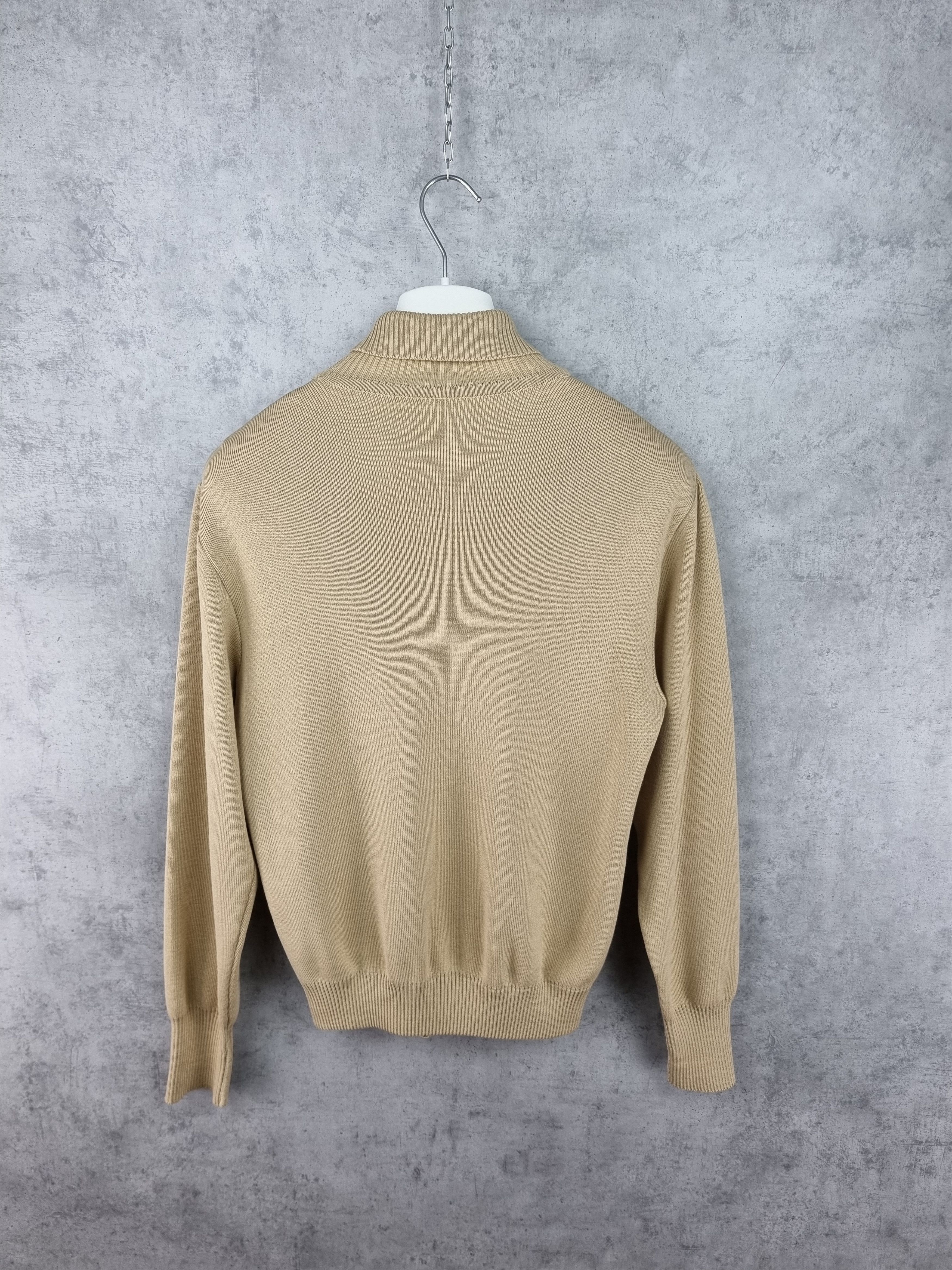 Vintage POLIZEI Turtleneck Sweater Size US M / EU 48-50 / 2 - 3 Thumbnail