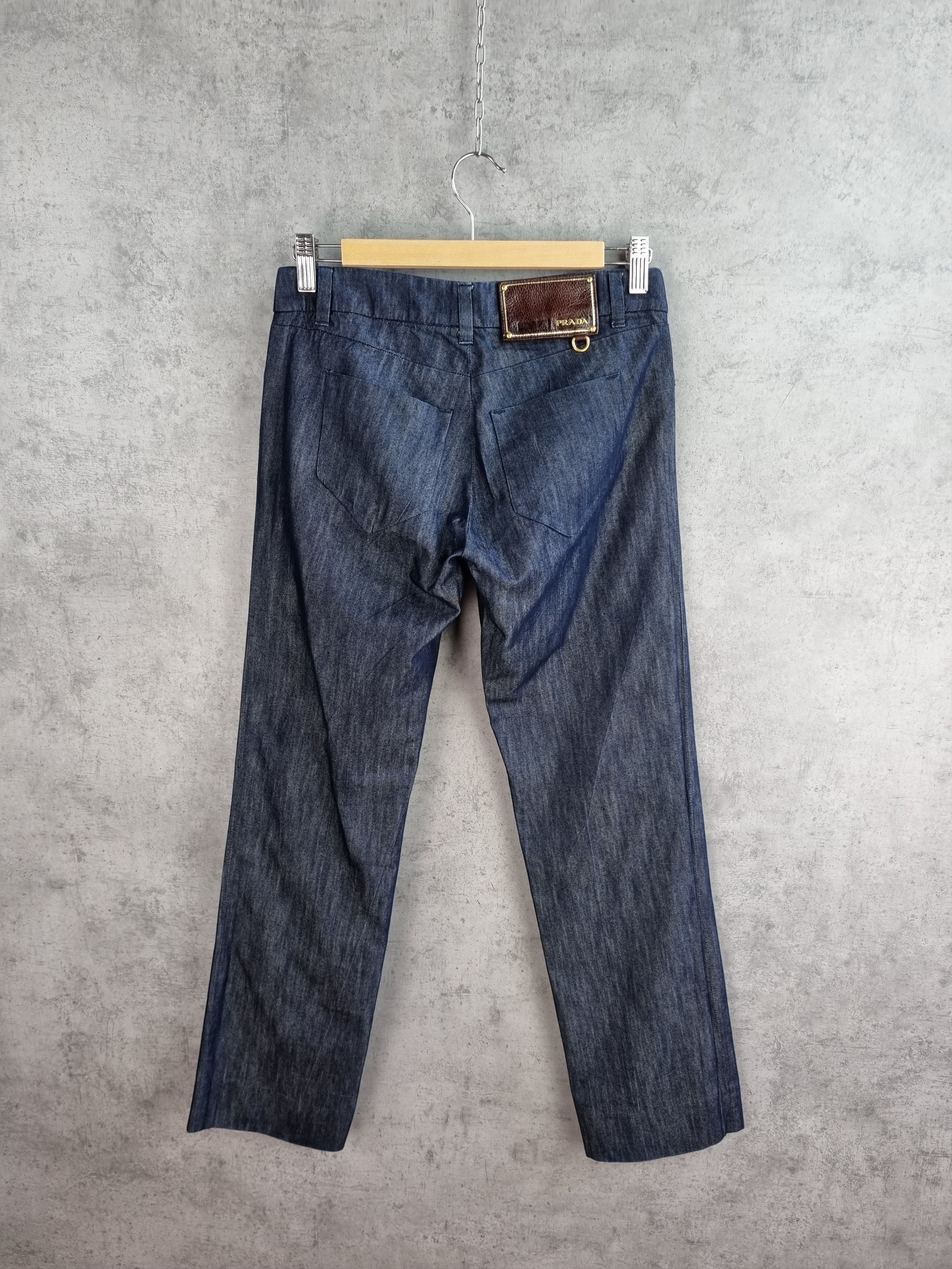 Prada Prada Silk Contour Fit Casual Pants Made in Italy Size 28" / US 6 / IT 42 - 16 Thumbnail