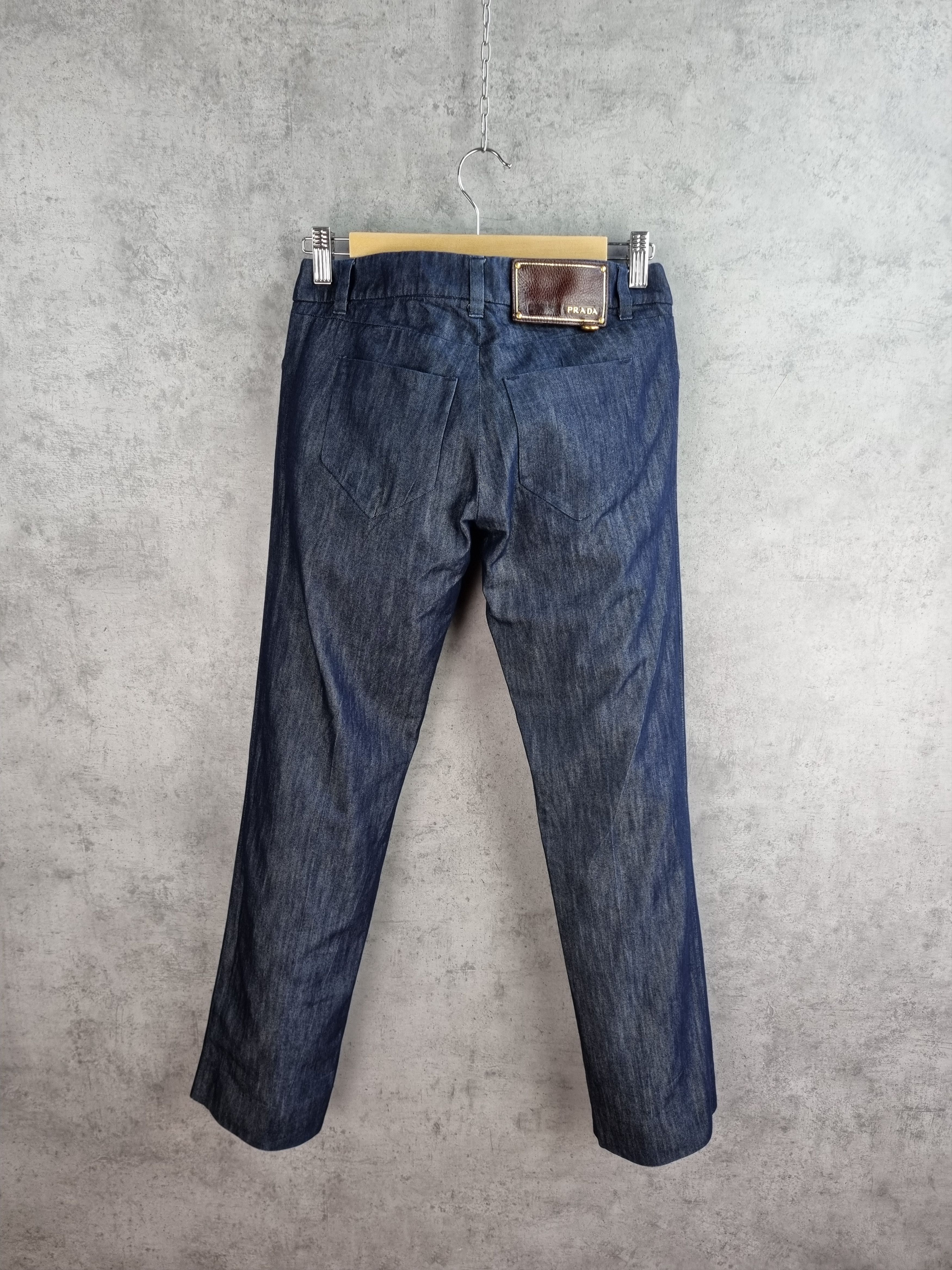Prada Prada Silk Contour Fit Casual Pants Made in Italy Size 28" / US 6 / IT 42 - 2 Thumbnail