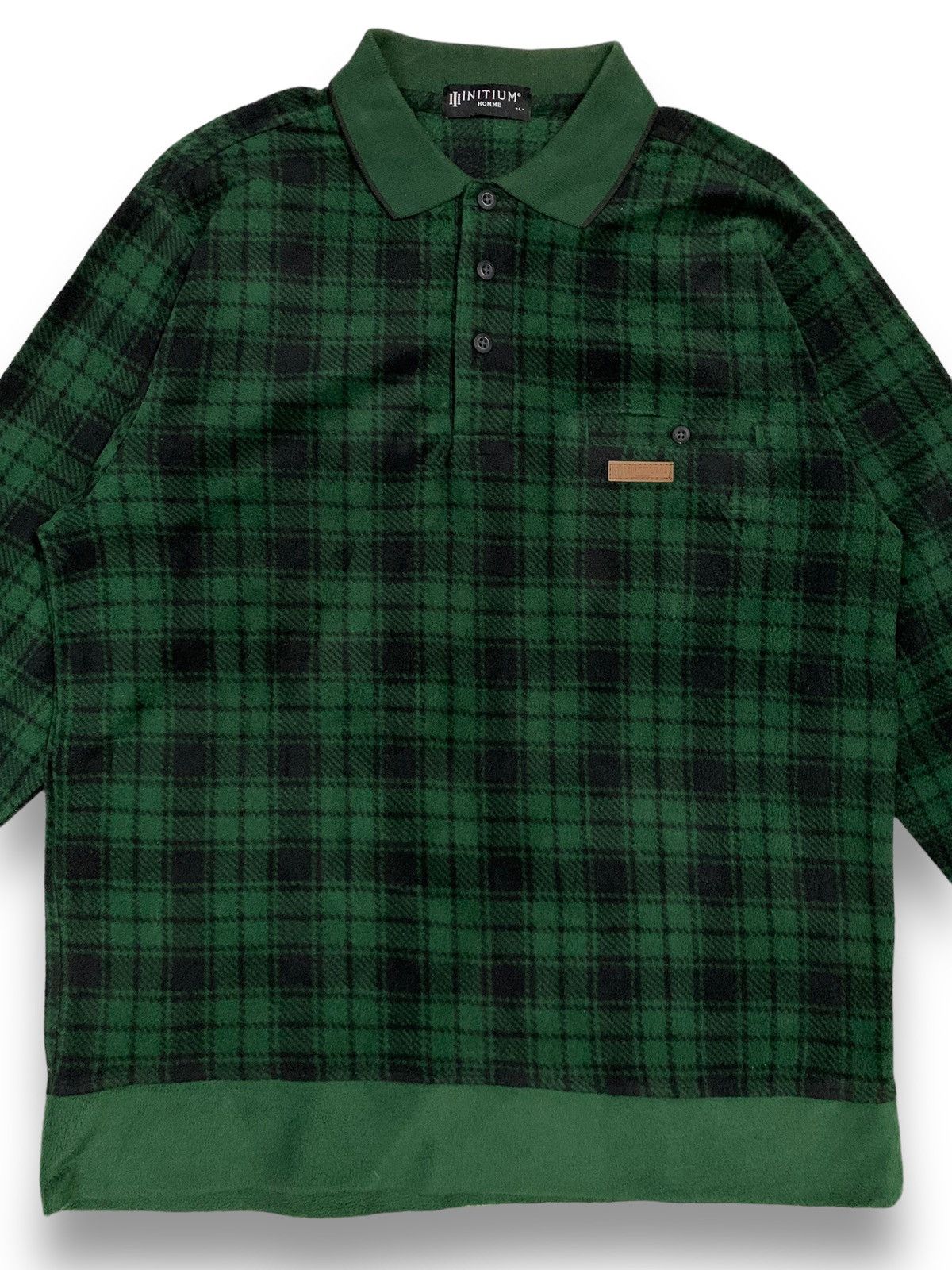 Japanese Brand Japanese Brand Initium Homme Checked Polo Rugby Shirt Size US M / EU 48-50 / 2 - 3 Thumbnail