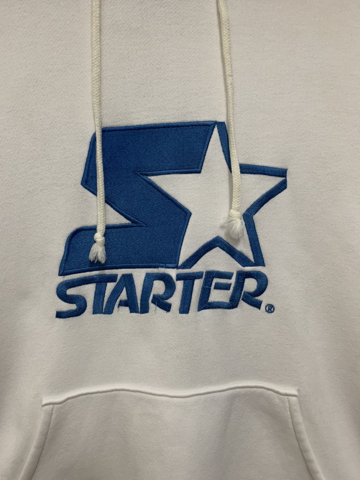 Starter × Vintage Vintage Starter Hoodie Big Logo White Medium Size US M / EU 48-50 / 2 - 5 Thumbnail