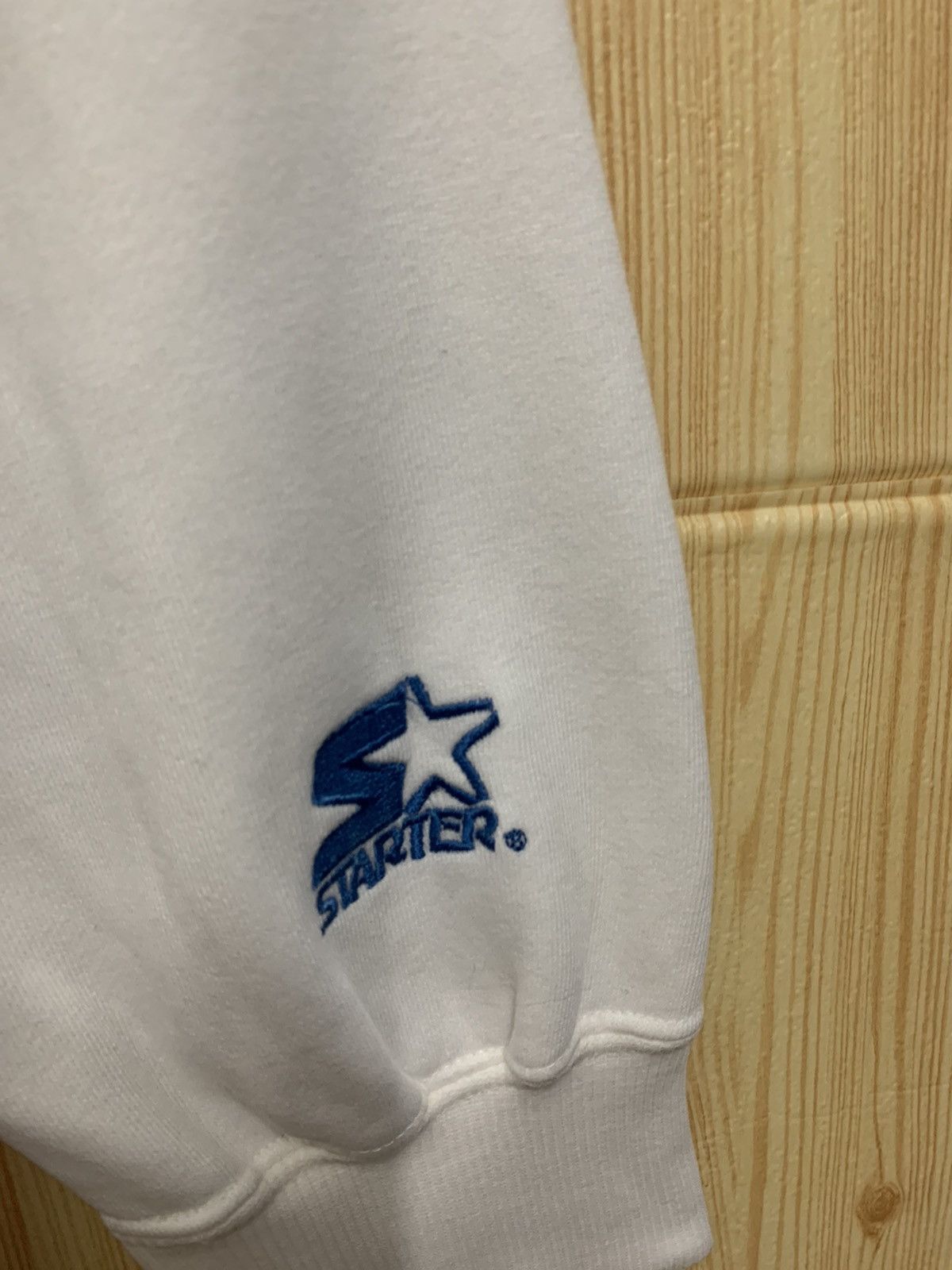 Starter × Vintage Vintage Starter Hoodie Big Logo White Medium Size US M / EU 48-50 / 2 - 4 Thumbnail