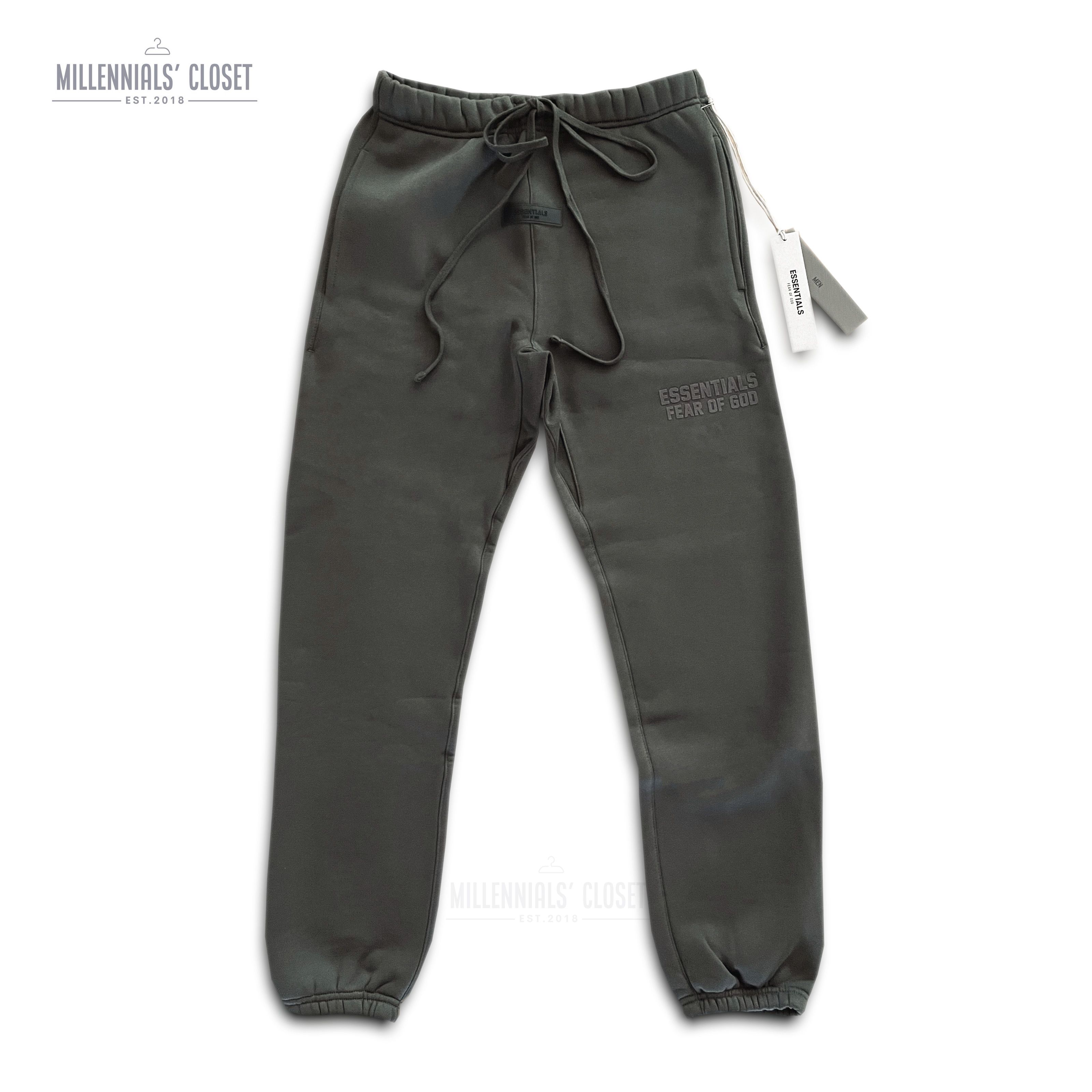 image of Essentials Sweatpants Off Black 2022 Size Xxs, Men's