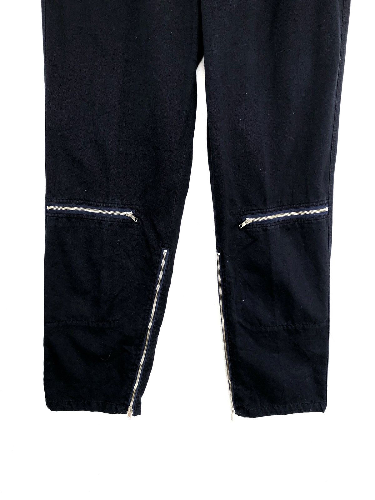 Giorgio Armani Vintage 1980s Armani Multi Zipper Bondage Parachute Pants Size US 32 / EU 48 - 4 Thumbnail