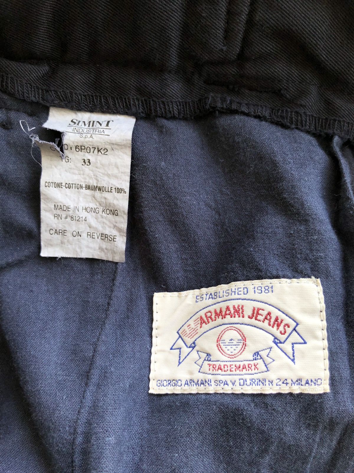 Giorgio Armani Vintage 1980s Armani Multi Zipper Bondage Parachute Pants Size US 32 / EU 48 - 8 Thumbnail