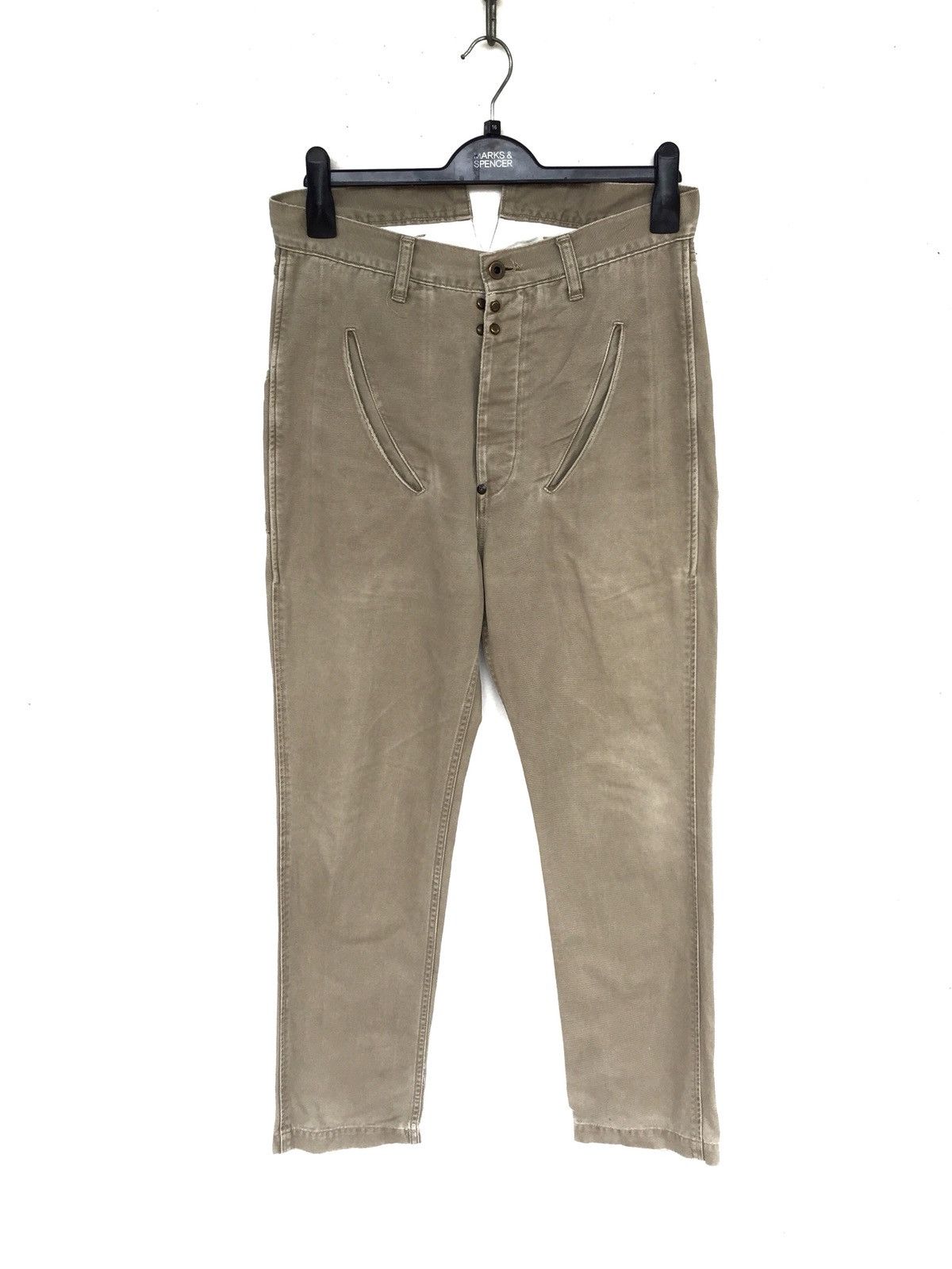 Kapital OG Kapital Hirata's Unusual 😊 Pocket Slim Khakis Size US 32 / EU 48 - 2 Thumbnail