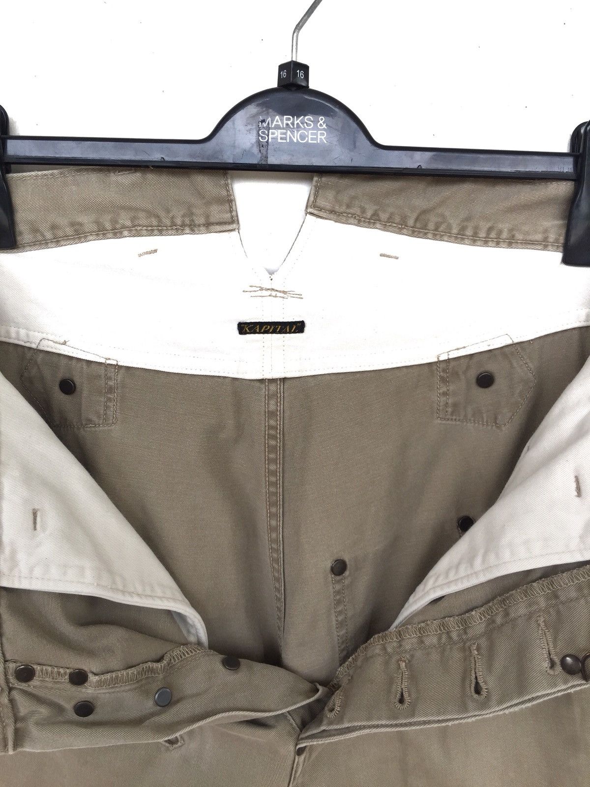Kapital OG Kapital Hirata's Unusual 😊 Pocket Slim Khakis Size US 32 / EU 48 - 9 Thumbnail