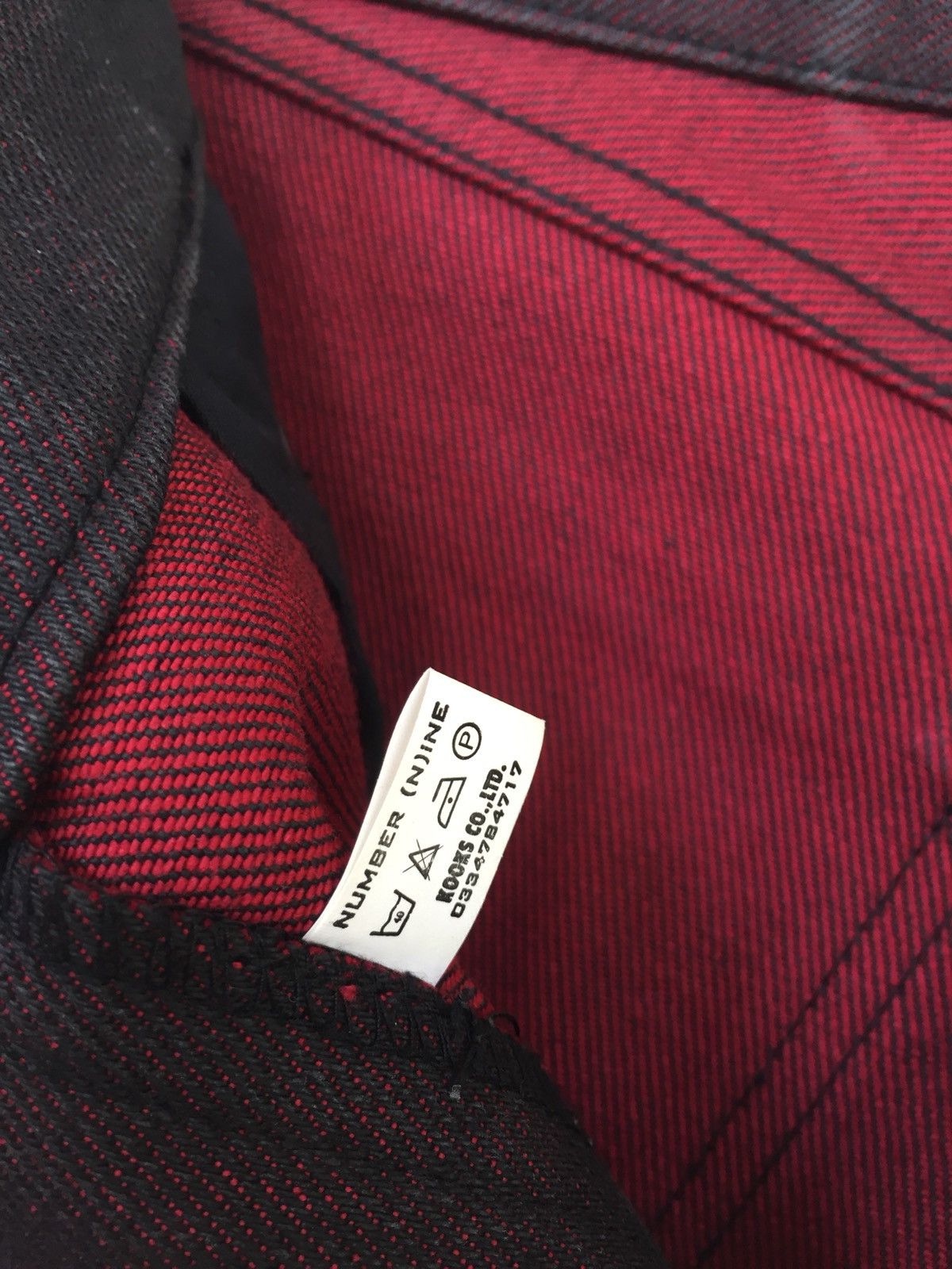Number (N)ine ARCHIVE 90s Number Nine Thick Cotton Riri Zipper Denim Size US 26 / EU 42 - 10 Thumbnail