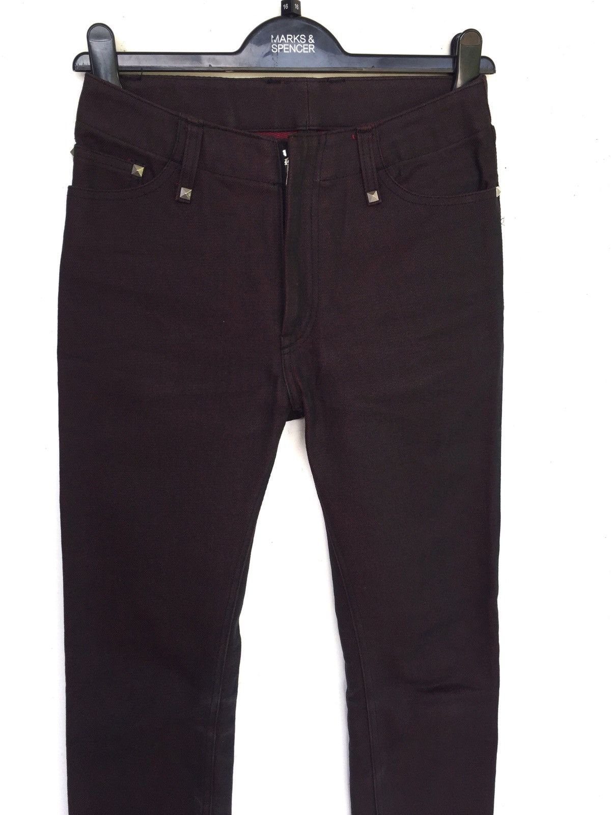 Number (N)ine ARCHIVE 90s Number Nine Thick Cotton Riri Zipper Denim Size US 26 / EU 42 - 3 Thumbnail