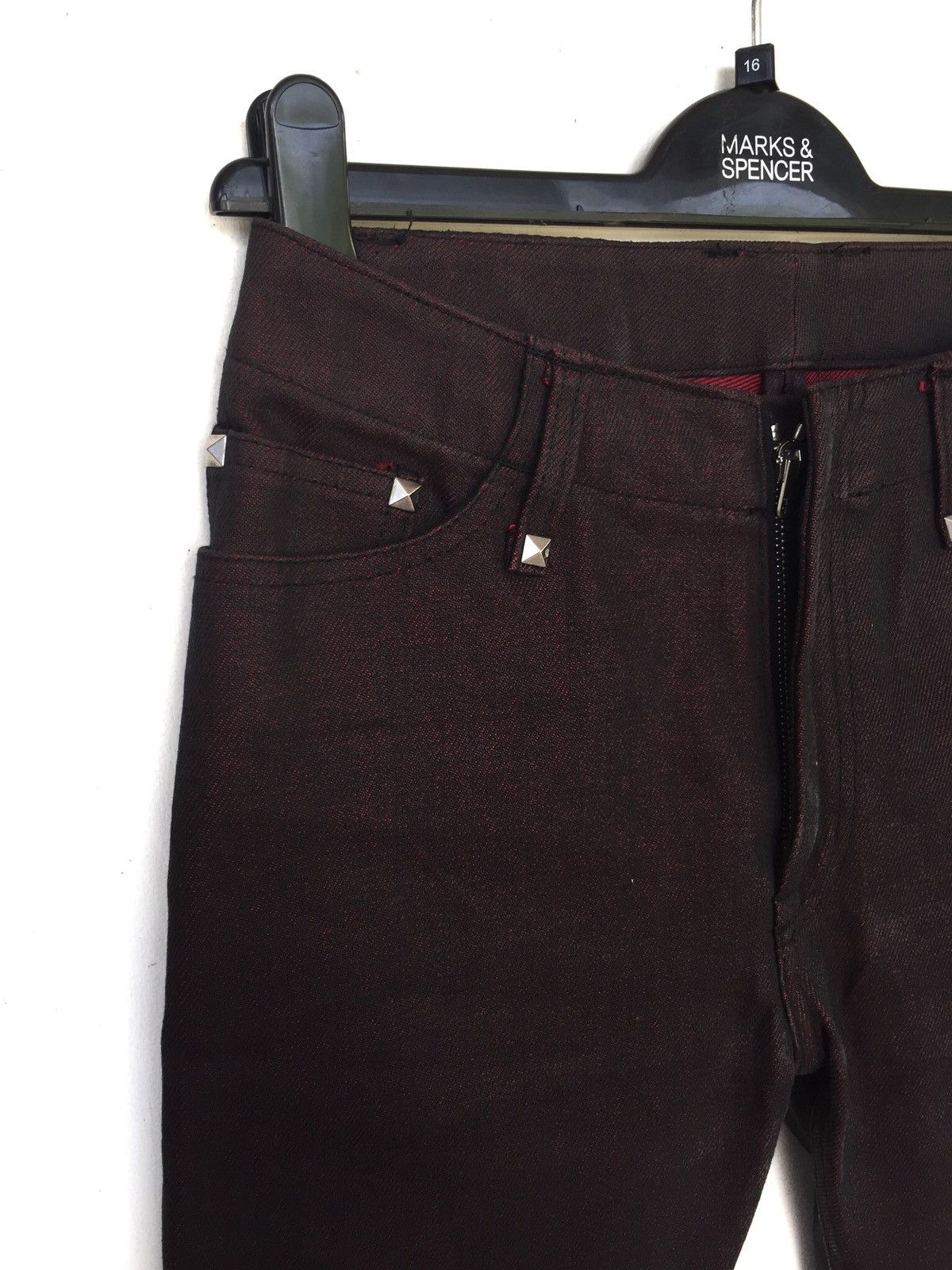 Number (N)ine ARCHIVE 90s Number Nine Thick Cotton Riri Zipper Denim Size US 26 / EU 42 - 4 Thumbnail