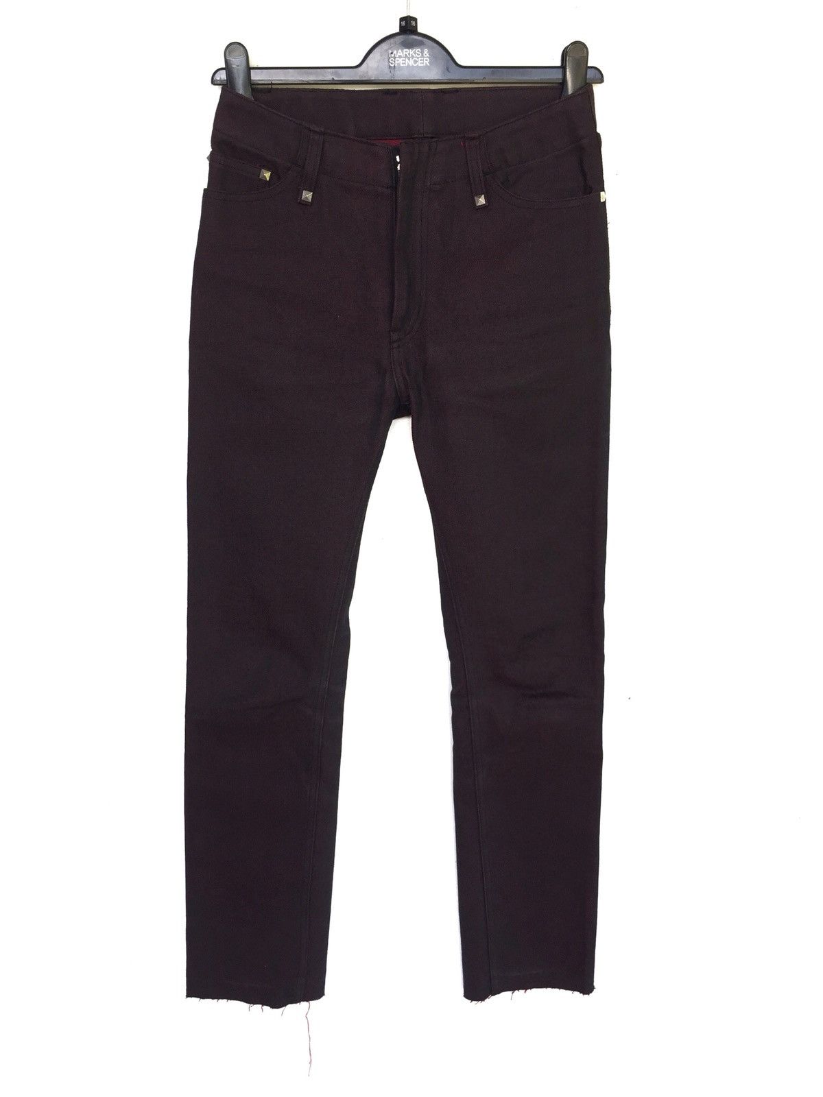 Number (N)ine ARCHIVE 90s Number Nine Thick Cotton Riri Zipper Denim Size US 26 / EU 42 - 2 Thumbnail