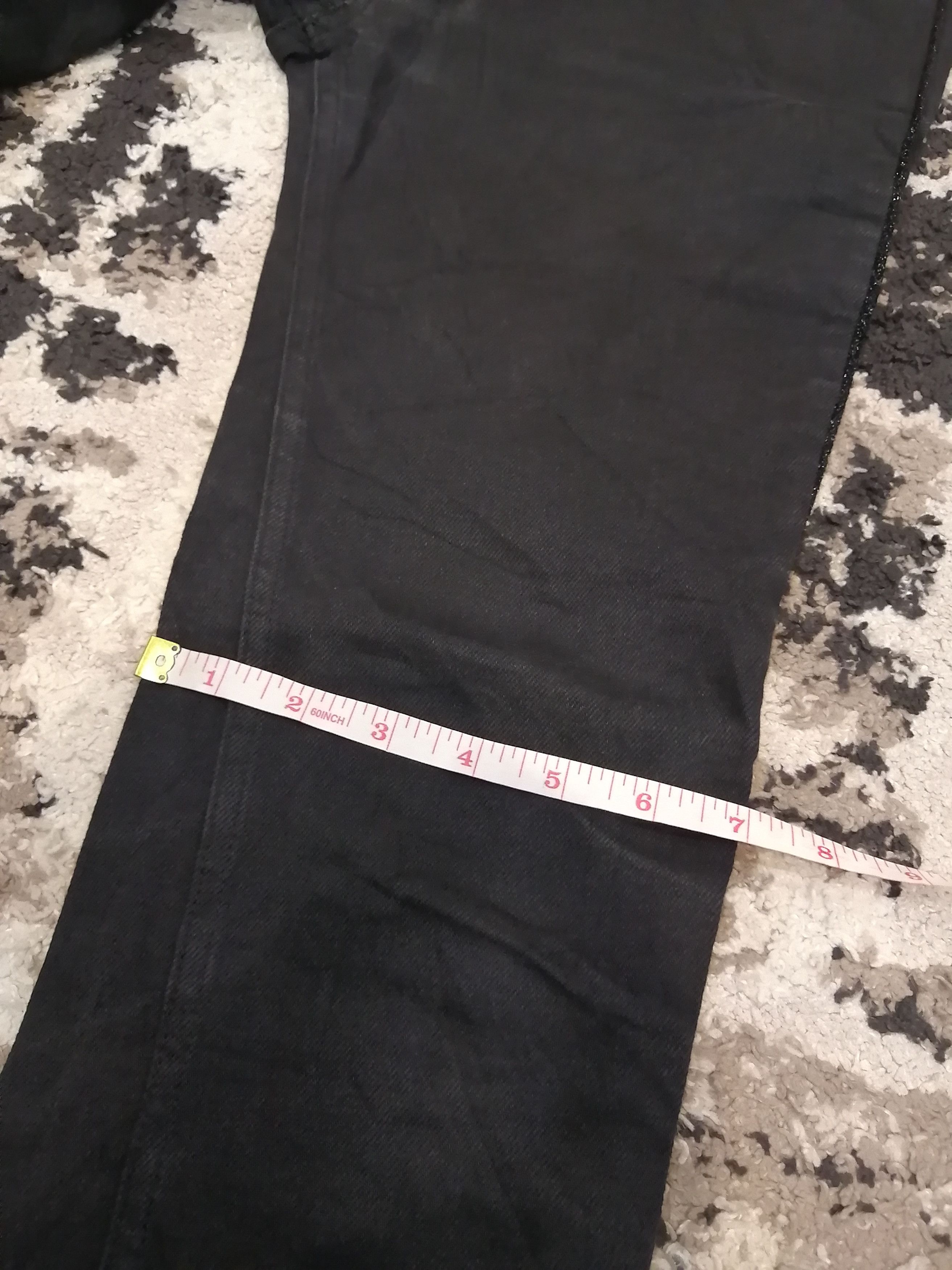 Number (N)ine Number Nine Japan Black Skinny Jeans Size US 31 - 13 Thumbnail