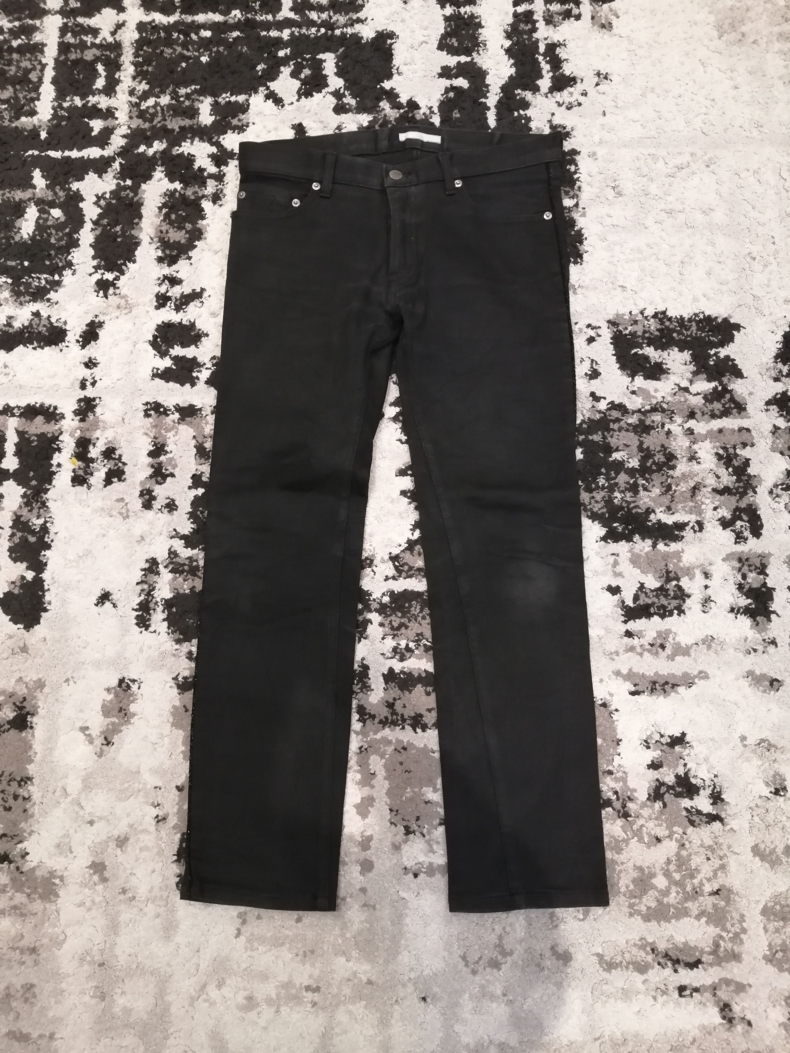 Number (N)ine Number Nine Japan Black Skinny Jeans Size US 31 - 12 Thumbnail