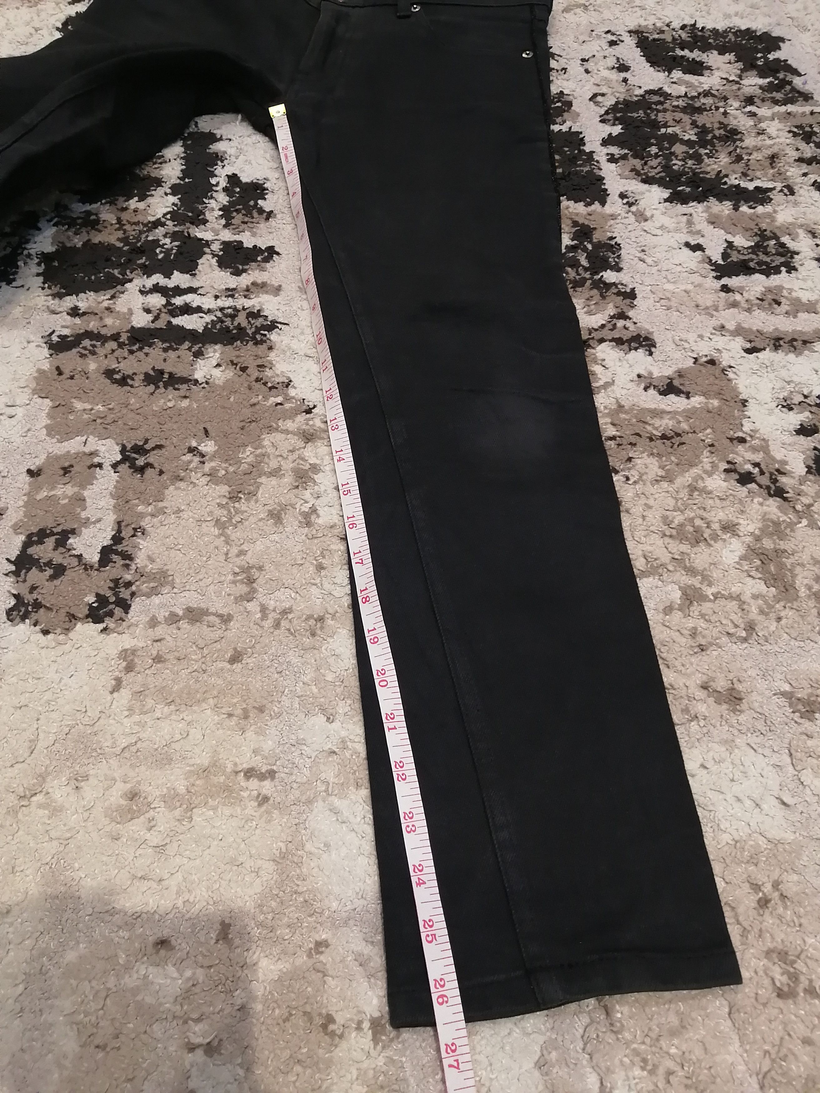 Number (N)ine Number Nine Japan Black Skinny Jeans Size US 31 - 17 Thumbnail