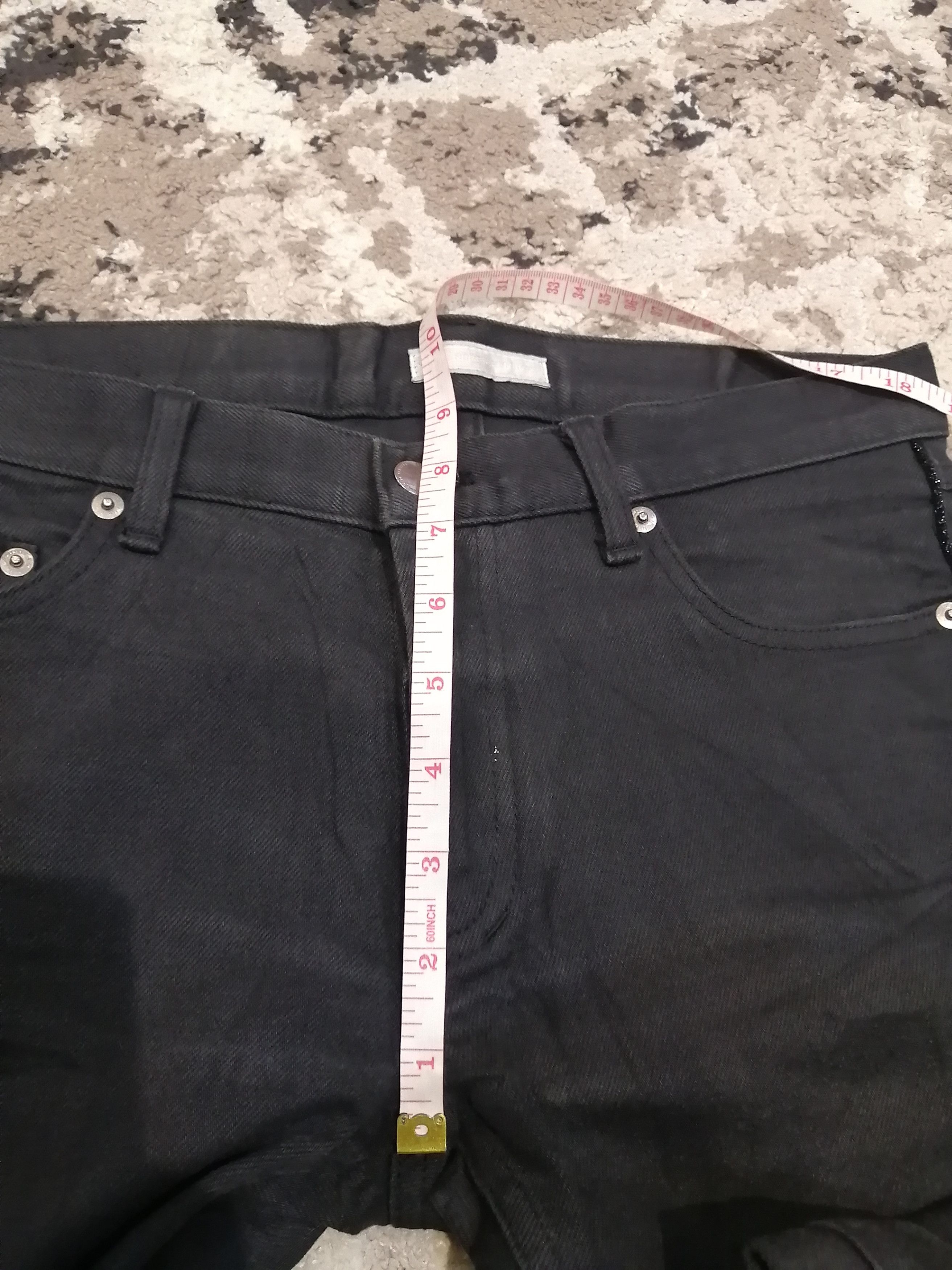 Number (N)ine Number Nine Japan Black Skinny Jeans Size US 31 - 18 Thumbnail