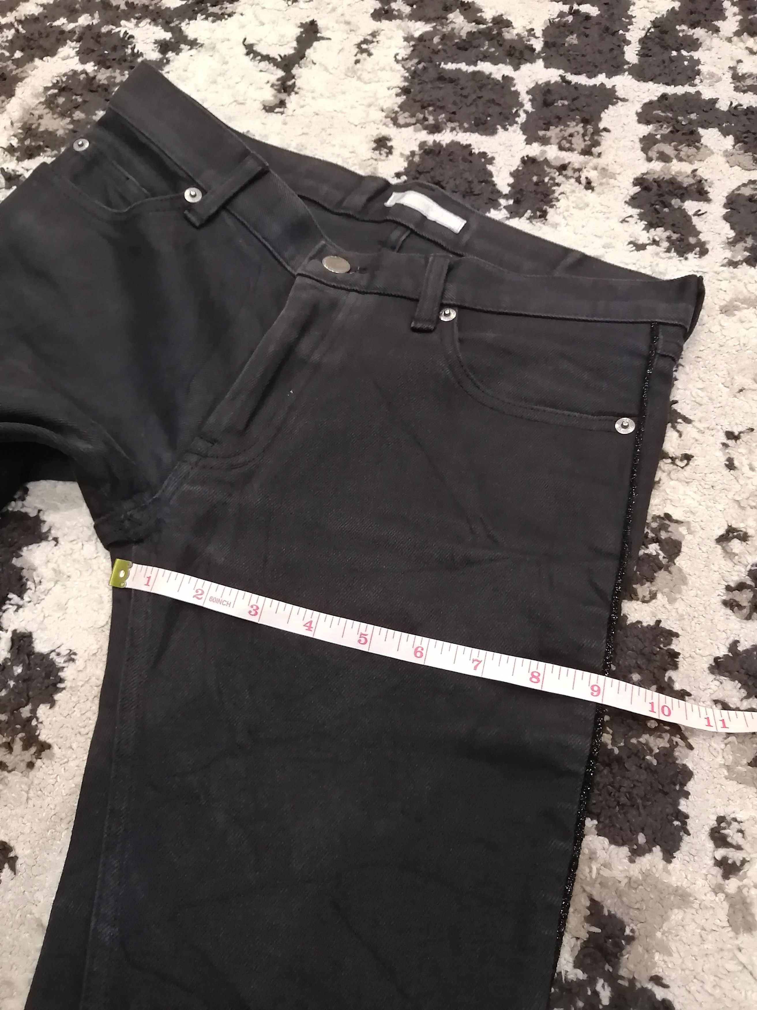 Number (N)ine Number Nine Japan Black Skinny Jeans Size US 31 - 14 Thumbnail