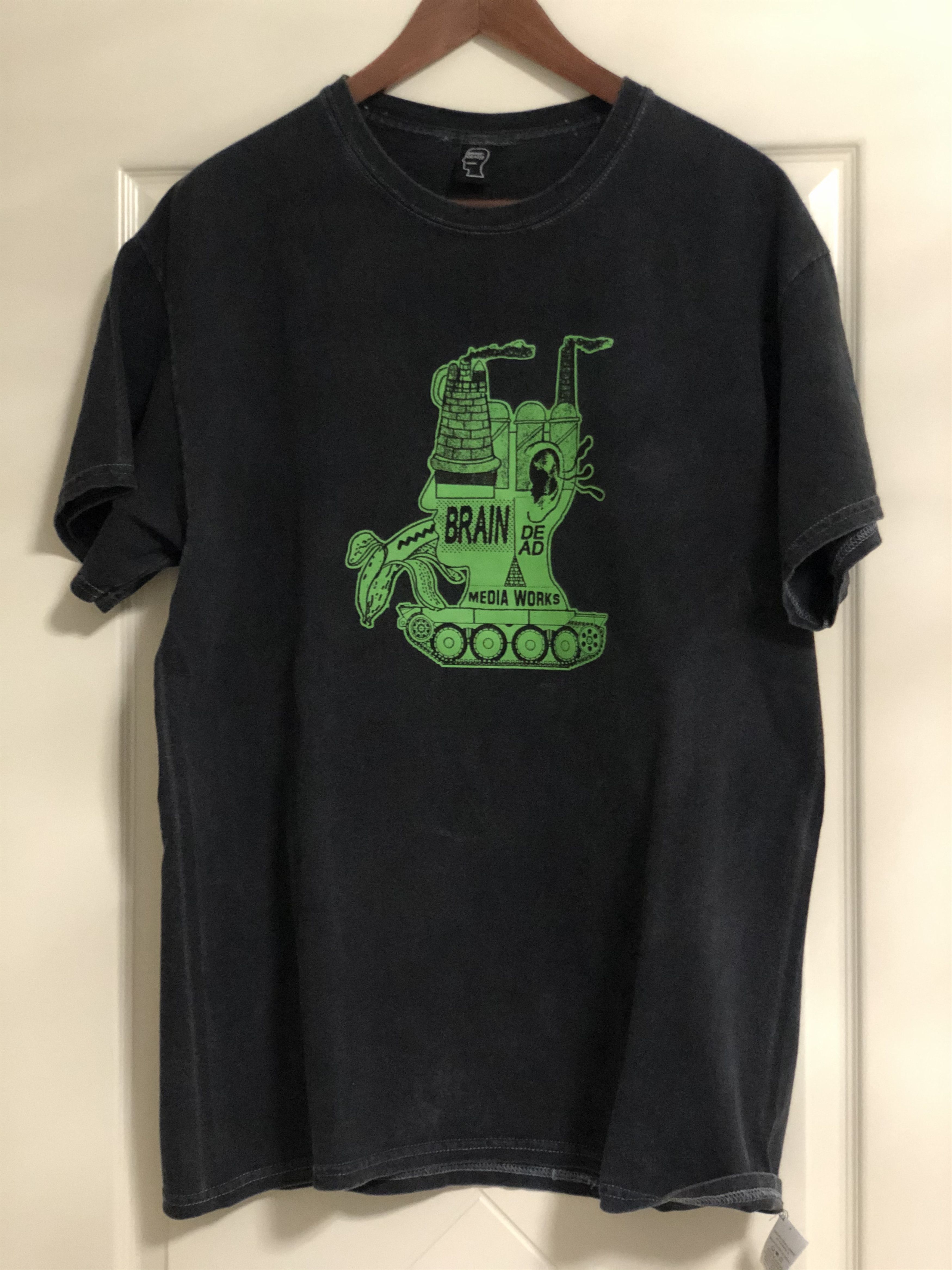 Brain Dead Brain Dead Media Works T shirt Washed Black Size US M / EU 48-50 / 2 - 1 Thumbnail