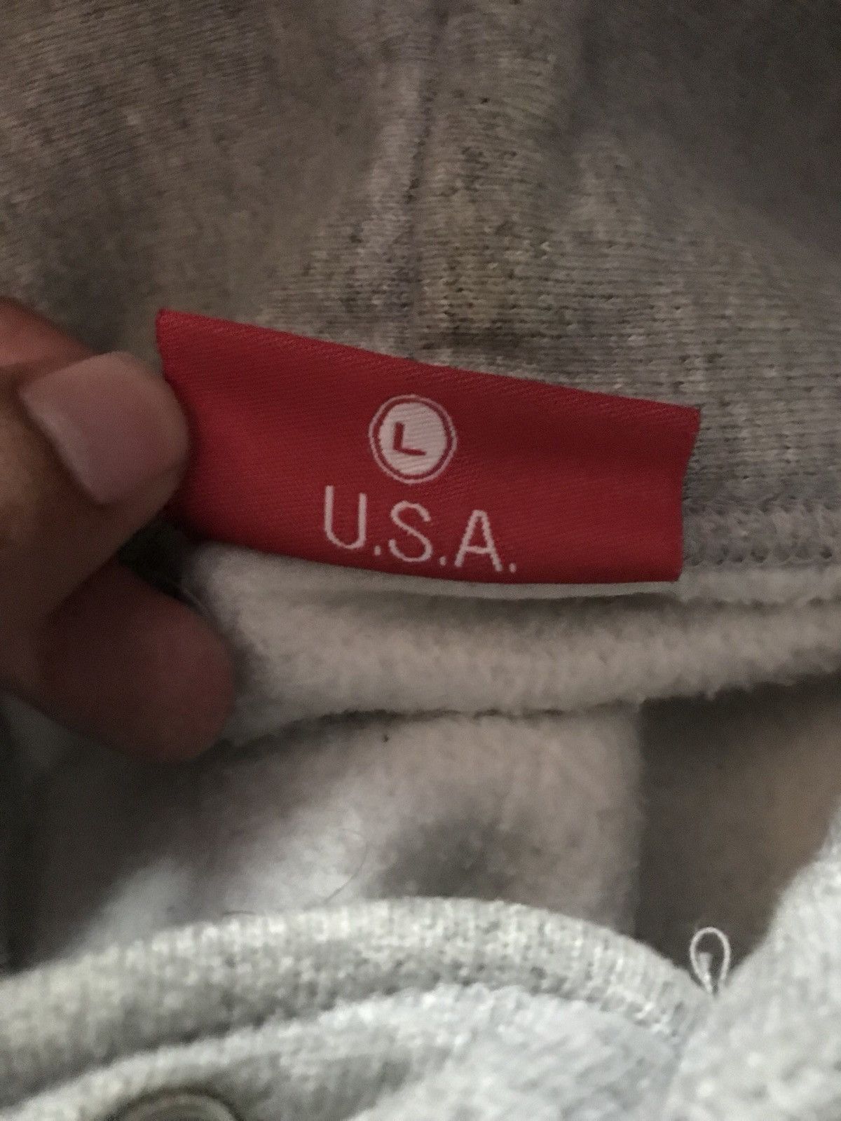Supreme 1996 Supreme Arch Logo Hoodie Heather Grey Size US L / EU 52-54 / 3 - 3 Thumbnail