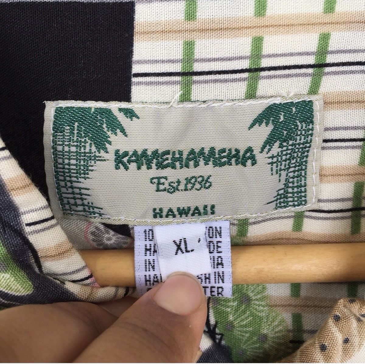 Other Kamehameha Hawaiian Shirt Eagle Aloha Rayon Shirt Rare Size US XL / EU 56 / 4 - 5 Thumbnail