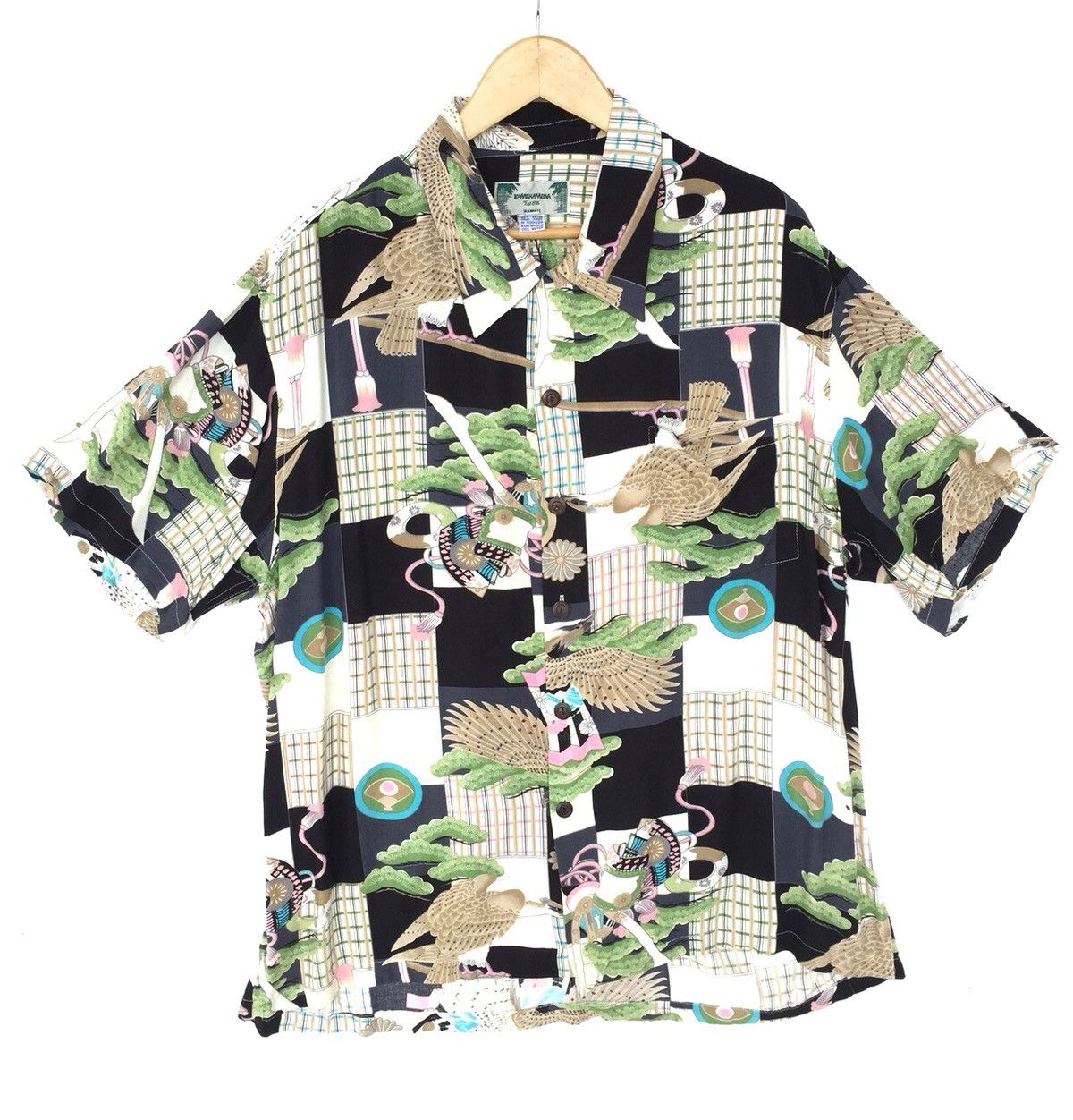 Other Kamehameha Hawaiian Shirt Eagle Aloha Rayon Shirt Rare Size US XL / EU 56 / 4 - 1 Thumbnail