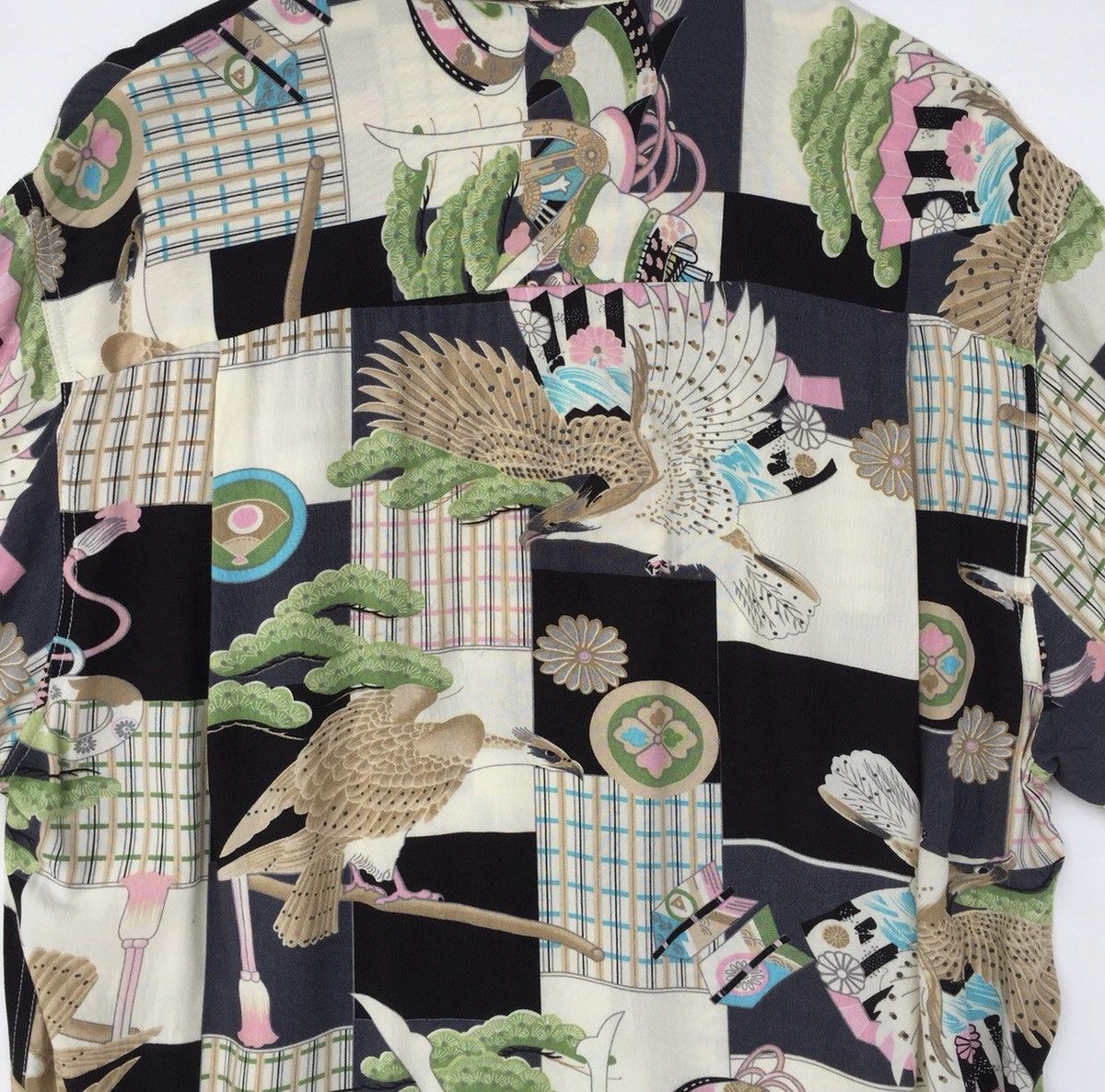 Other Kamehameha Hawaiian Shirt Eagle Aloha Rayon Shirt Rare Size US XL / EU 56 / 4 - 4 Thumbnail