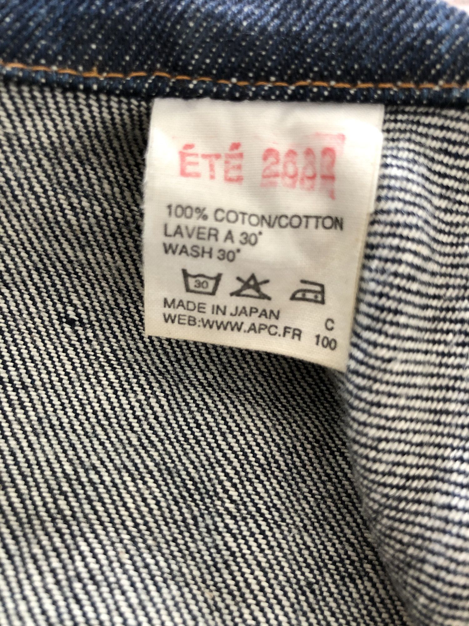 A.P.C. Vintage Iconic A.P.C. été 2002 Denim Jacket Size US S / EU 44-46 / 1 - 6 Thumbnail