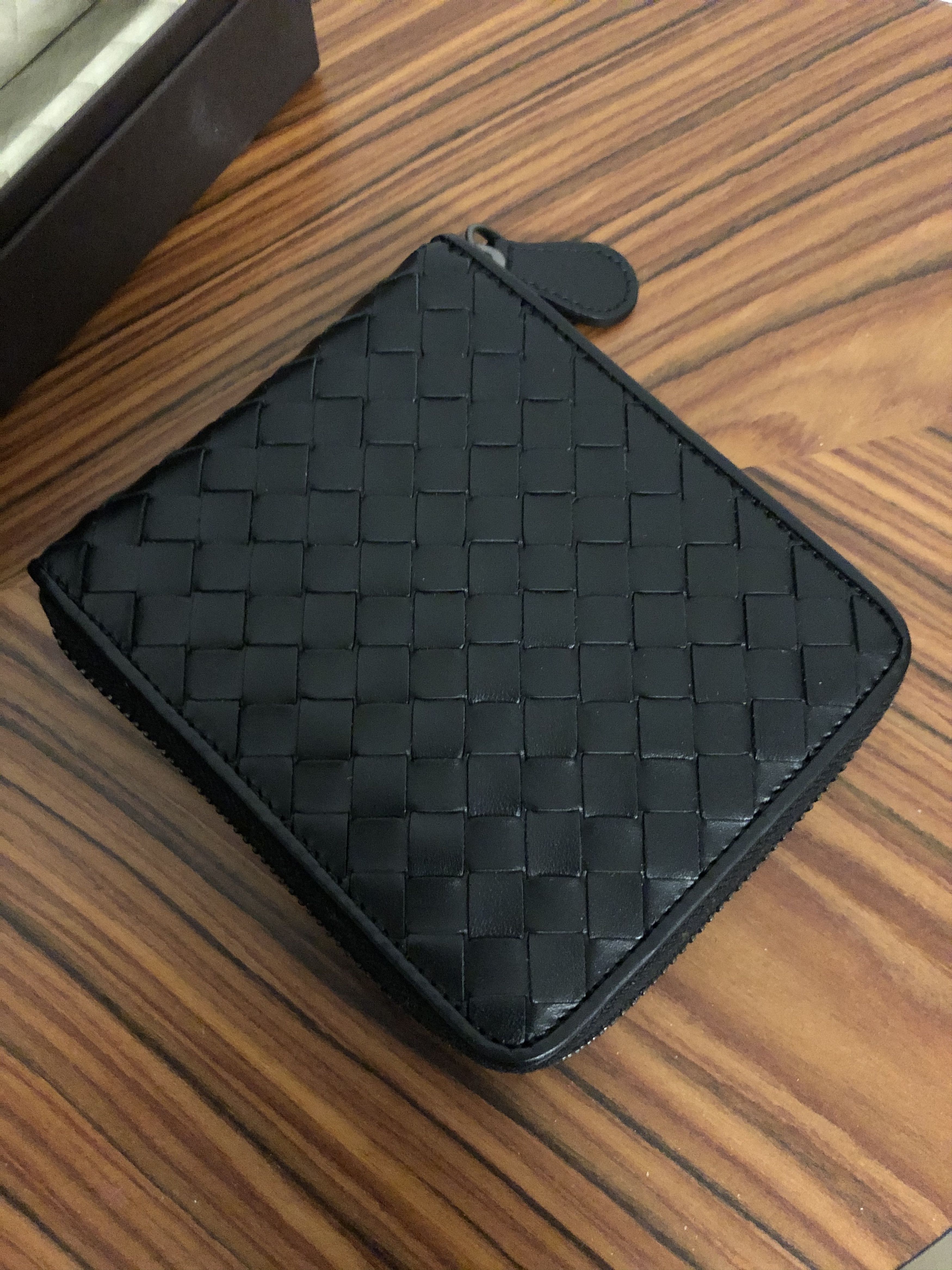 Bottega Veneta Bottega Veneta Intrecciato Woven Zip Around Wallet Size ONE SIZE - 8 Thumbnail