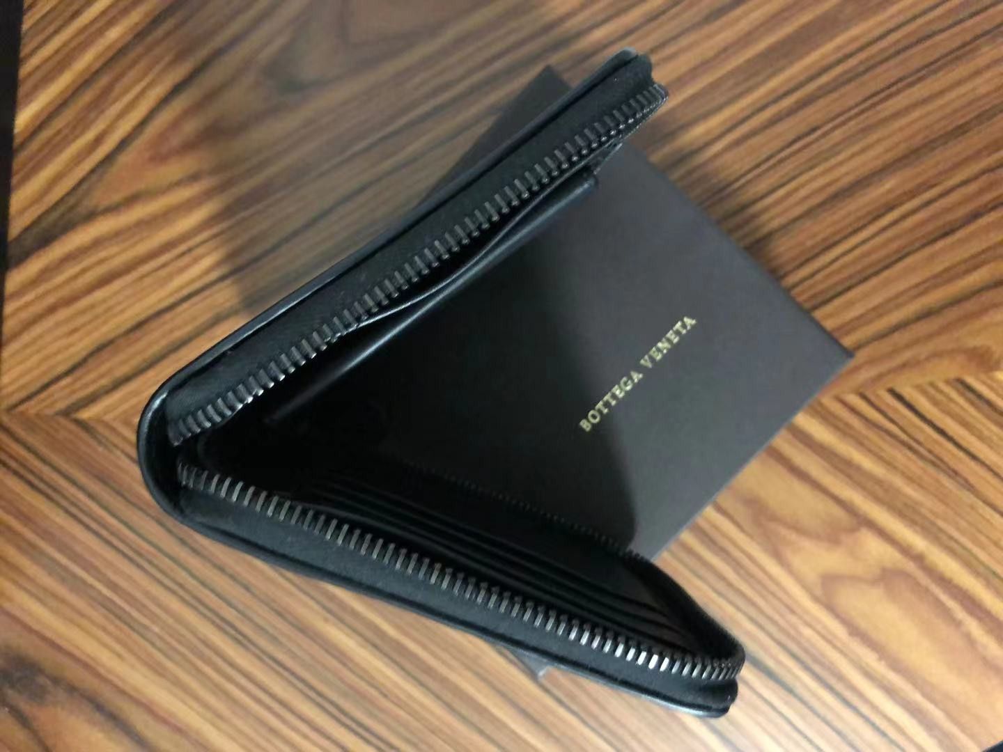 Bottega Veneta Bottega Veneta Intrecciato Woven Zip Around Wallet Size ONE SIZE - 2 Thumbnail