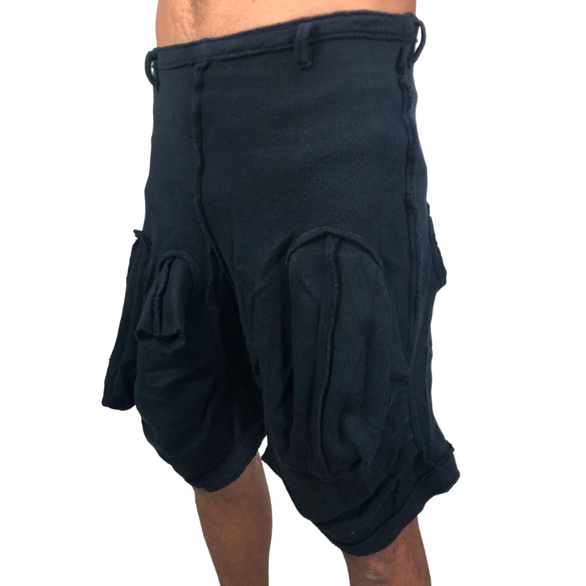 Christopher Nemeth Vintage 80s Christopher Nemeth Knitted Penis Hole Shorts Size US 30 / EU 46 - 25 Thumbnail