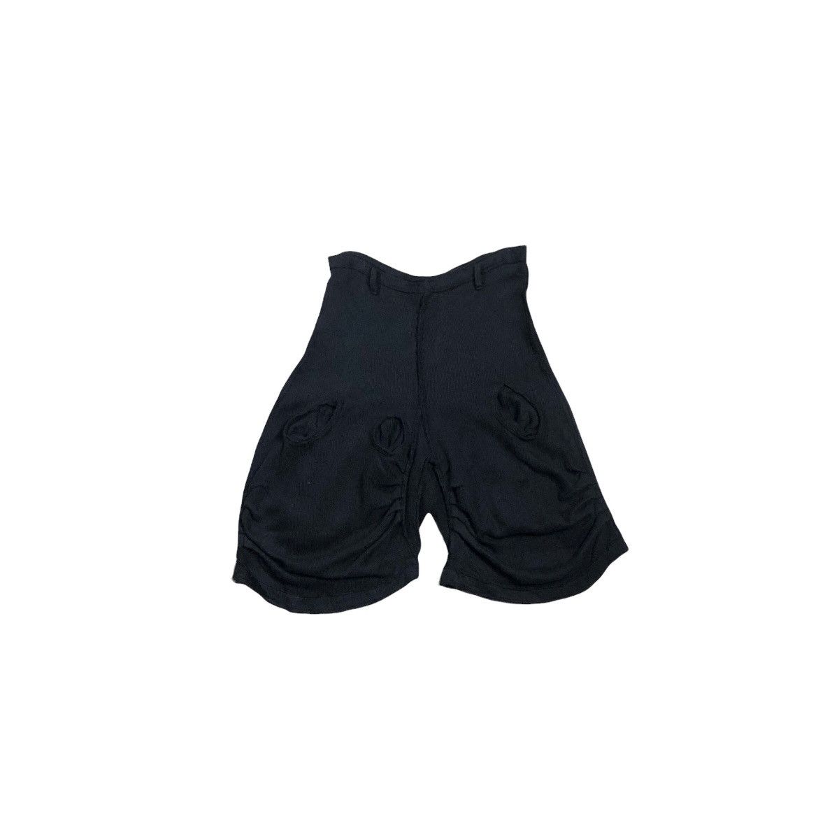 Christopher Nemeth Vintage 80s Christopher Nemeth Knitted Penis Hole Shorts Size US 30 / EU 46 - 2 Thumbnail