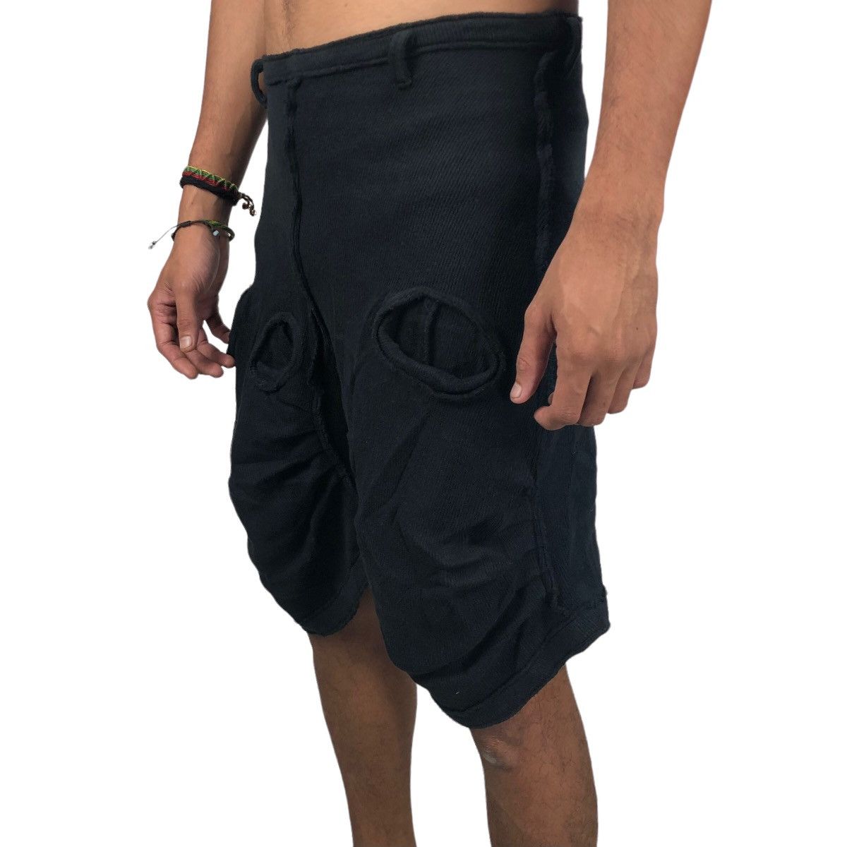 Christopher Nemeth Vintage 80s Christopher Nemeth Knitted Penis Hole Shorts Size US 30 / EU 46 - 21 Thumbnail