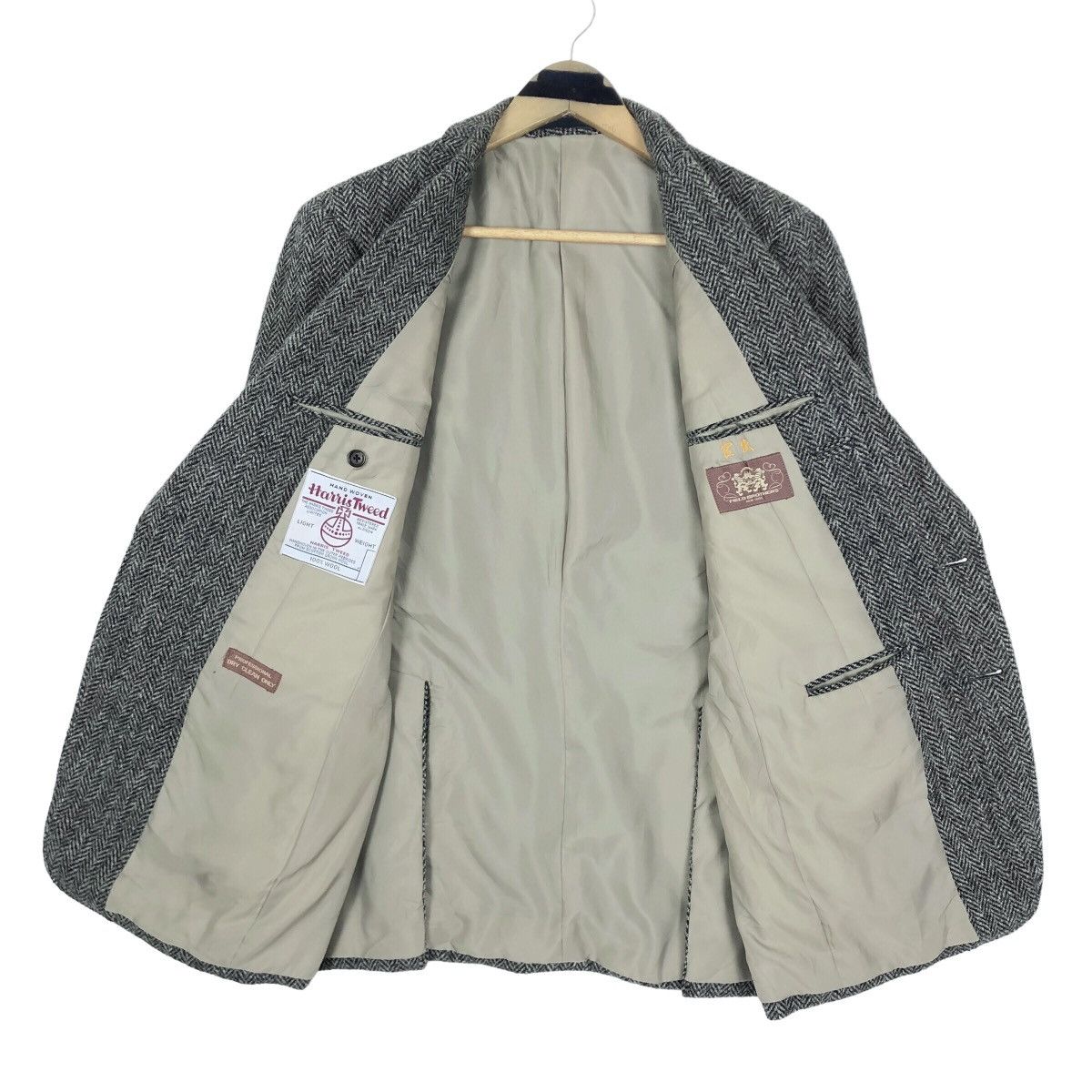 Harris Tweed Vintage Harris Tweed X Field Brothers New York Tweed Coat Size 36S - 7 Thumbnail