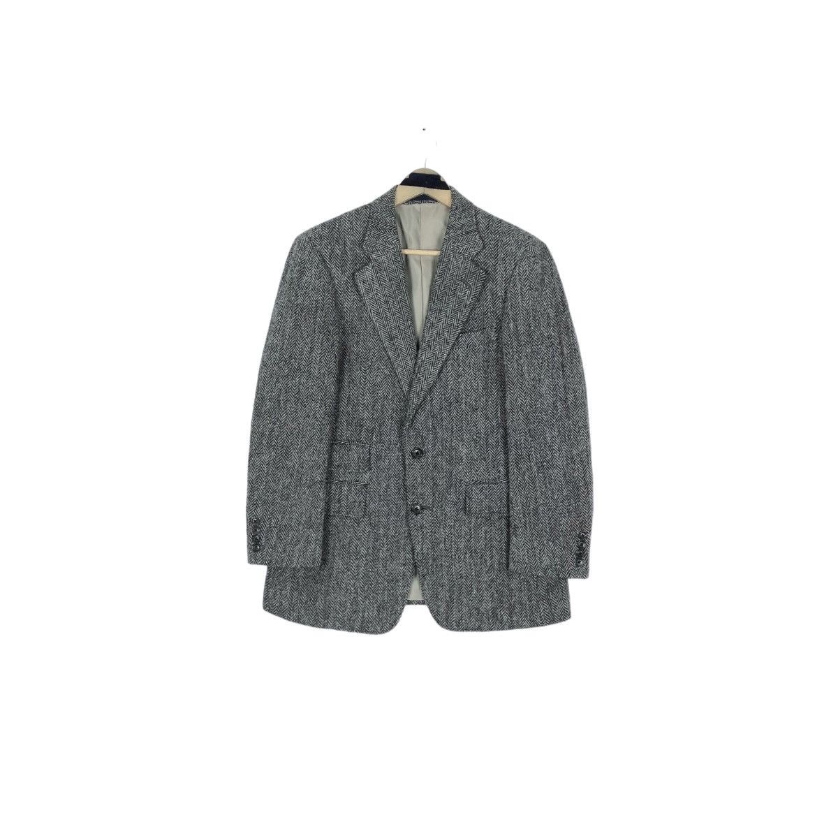 Harris Tweed Vintage Harris Tweed X Field Brothers New York Tweed Coat Size 36S - 2 Thumbnail