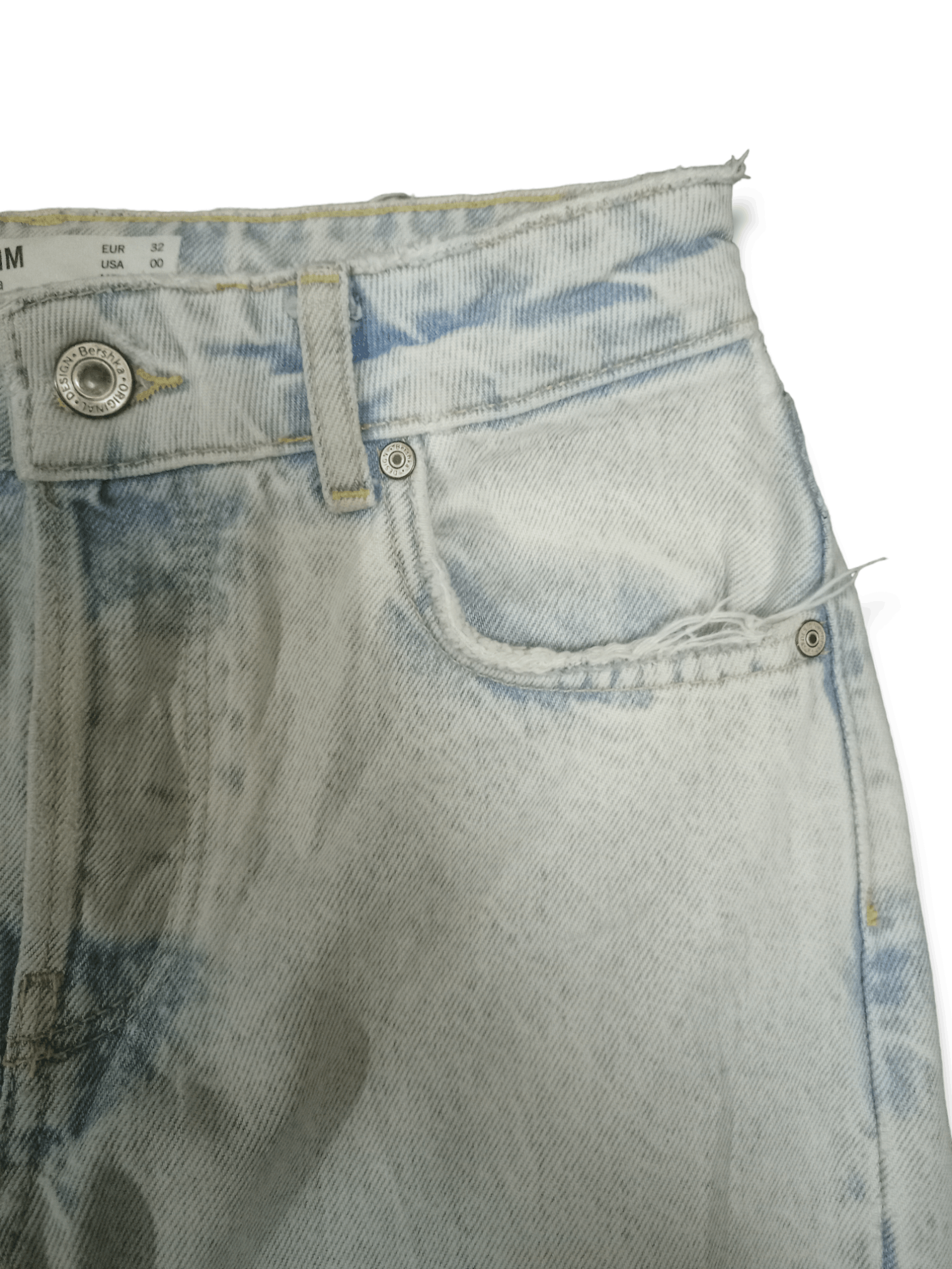 Bershka SALES🔥Vintage Bershka Stonewashed Frayed Distressed Jeans Size 25" / US 0 / IT 36 - 5 Thumbnail
