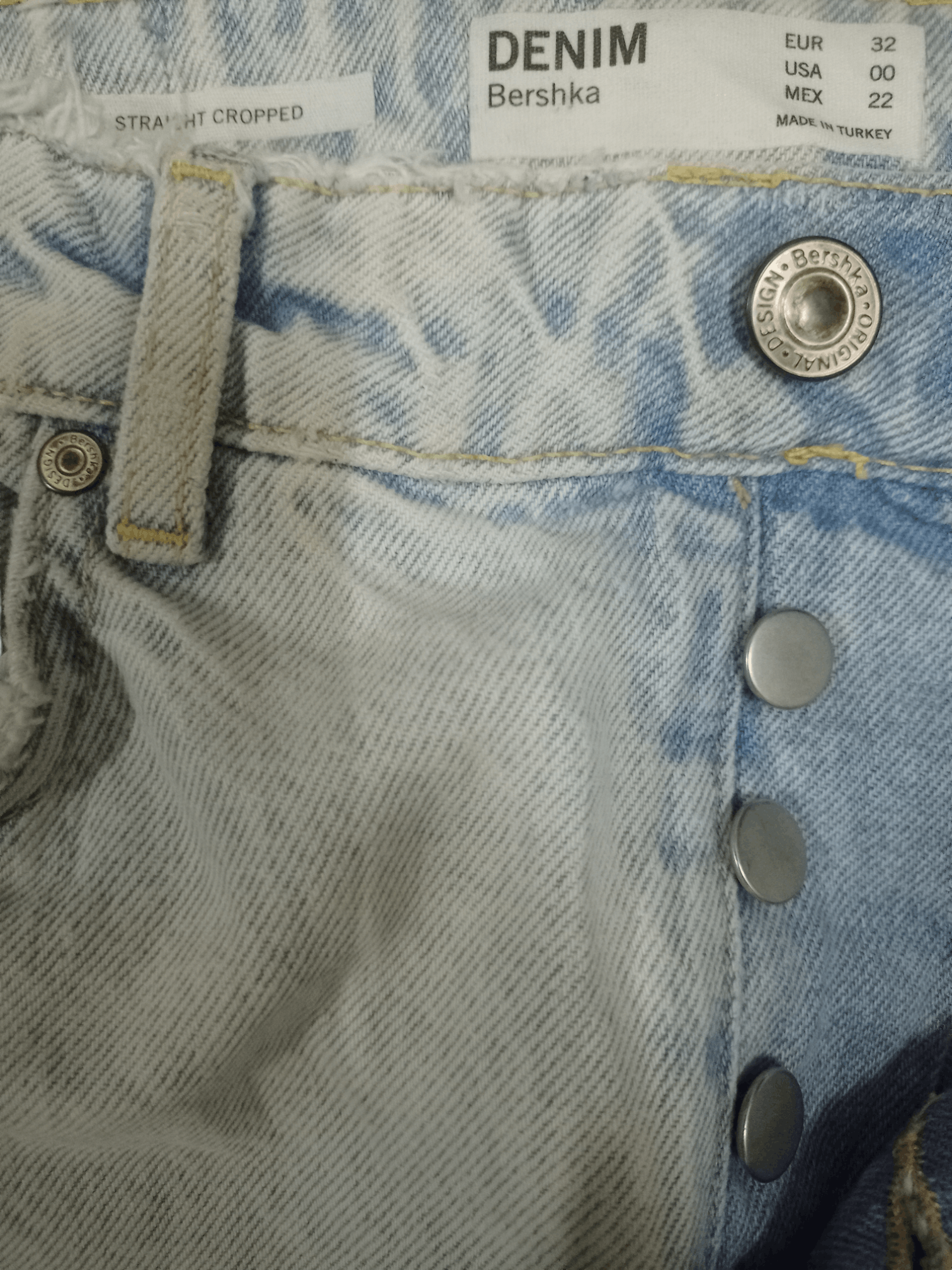 Bershka SALES🔥Vintage Bershka Stonewashed Frayed Distressed Jeans Size 25" / US 0 / IT 36 - 3 Thumbnail