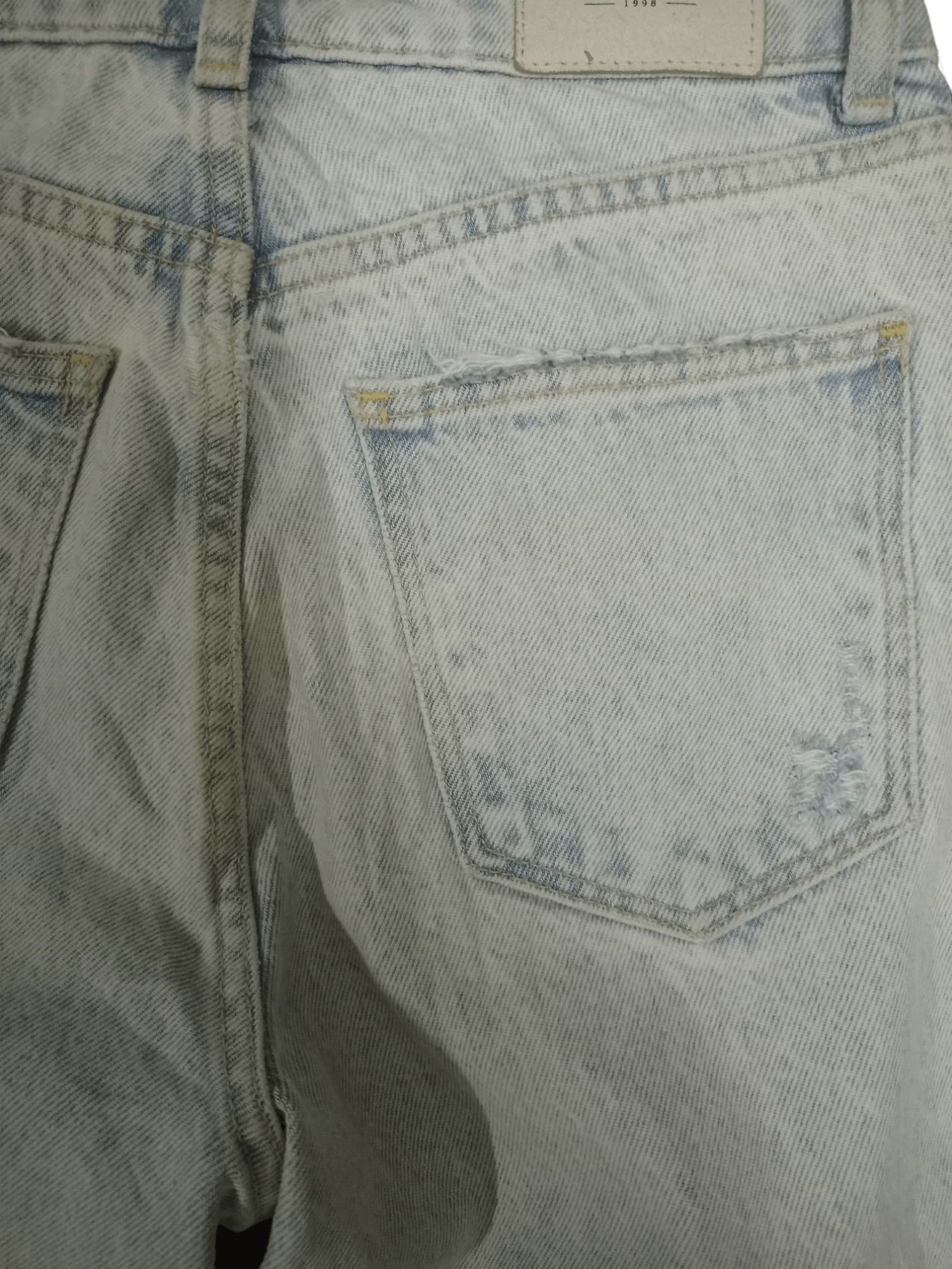 Bershka SALES🔥Vintage Bershka Stonewashed Frayed Distressed Jeans Size 25" / US 0 / IT 36 - 11 Thumbnail