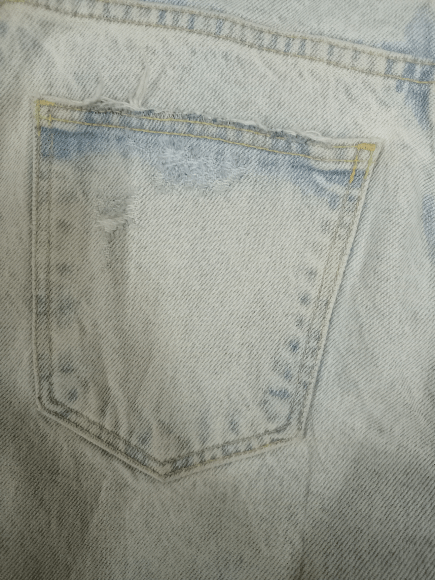 Bershka SALES🔥Vintage Bershka Stonewashed Frayed Distressed Jeans Size 25" / US 0 / IT 36 - 10 Thumbnail