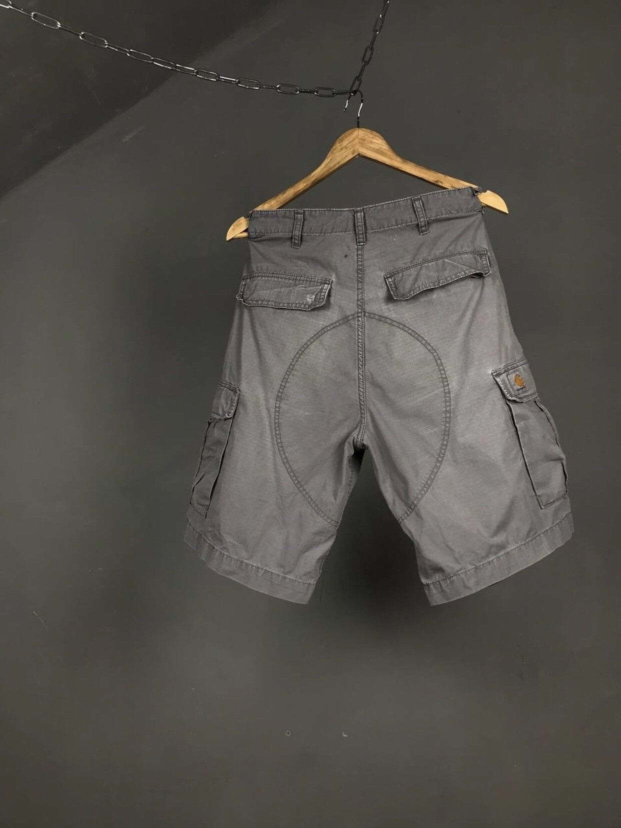 Carhartt Carhartt vintage streetwear Bermuda cargo shorts Size US 29 - 1 Thumbnail