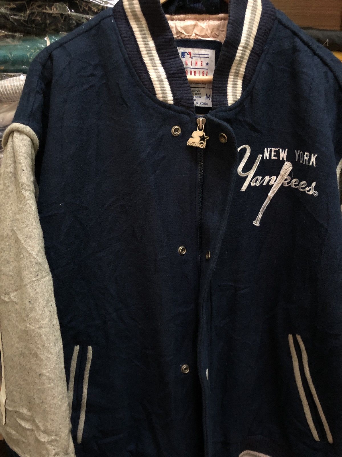 MLB Vintage New York Yankees Wool Varsity Baseball Starter Size US M / EU 48-50 / 2 - 6 Thumbnail