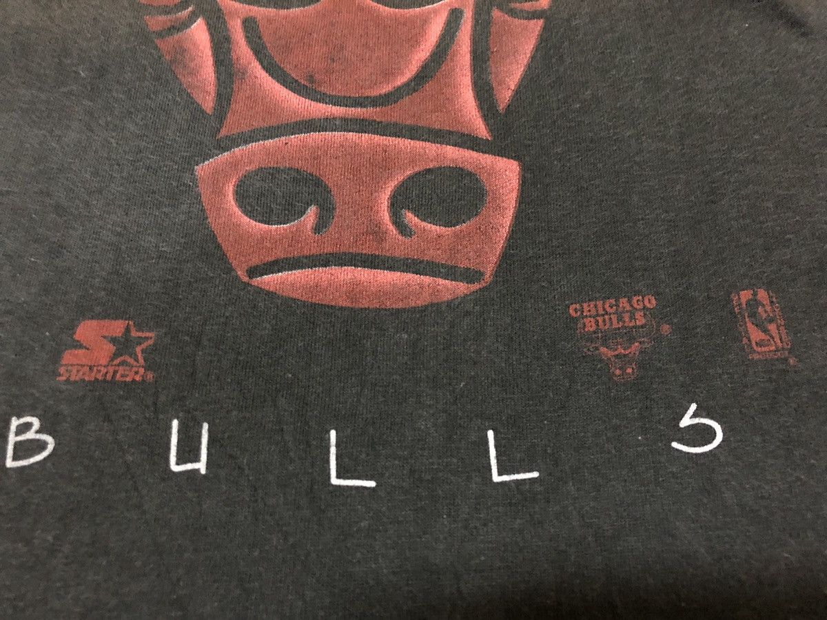 NBA Vintage 90s Chicago Bulls Starter Tshirts Size US L / EU 52-54 / 3 - 4 Thumbnail