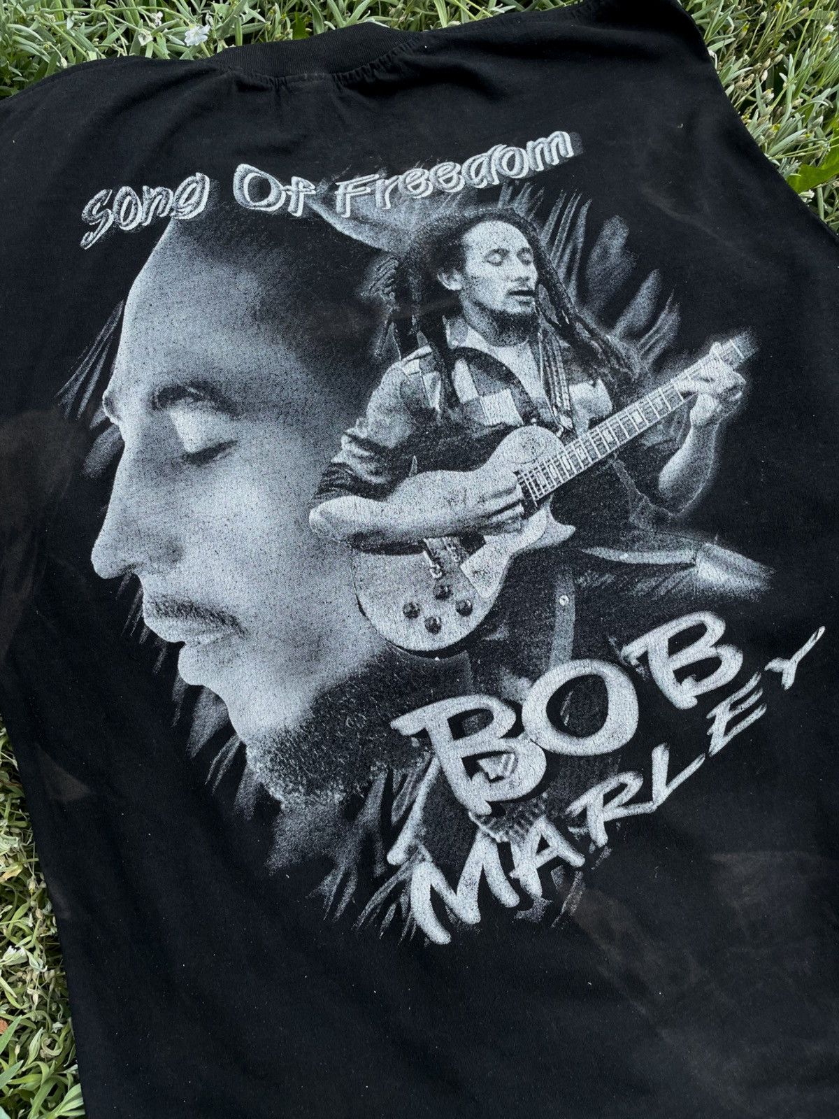 Band Tees 90s Vintage Bob Marley Graphic Trashed Chopped Tank T-Shirt Size US XL / EU 56 / 4 - 6 Thumbnail