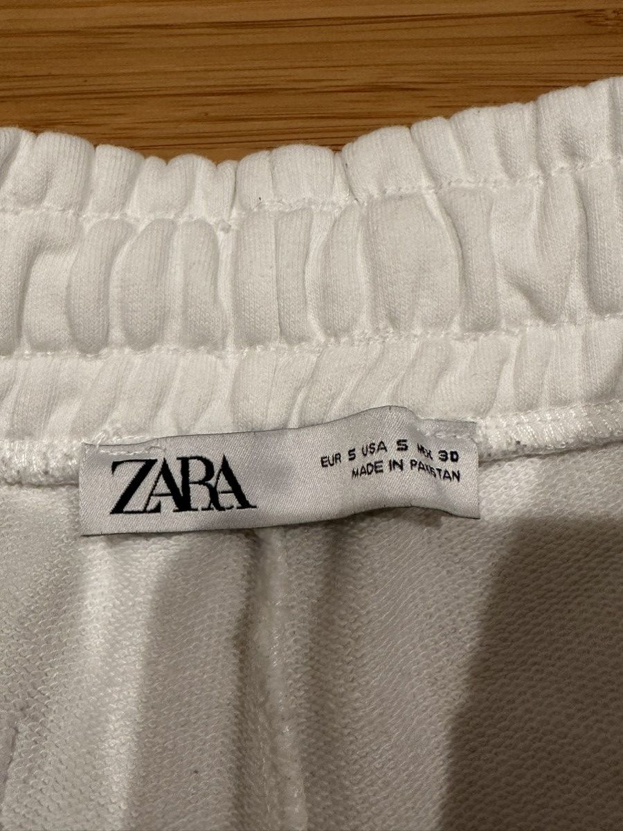Zara Zara Men’s Jogger Shorts White Size Small Size US 30 / EU 46 - 5 Thumbnail