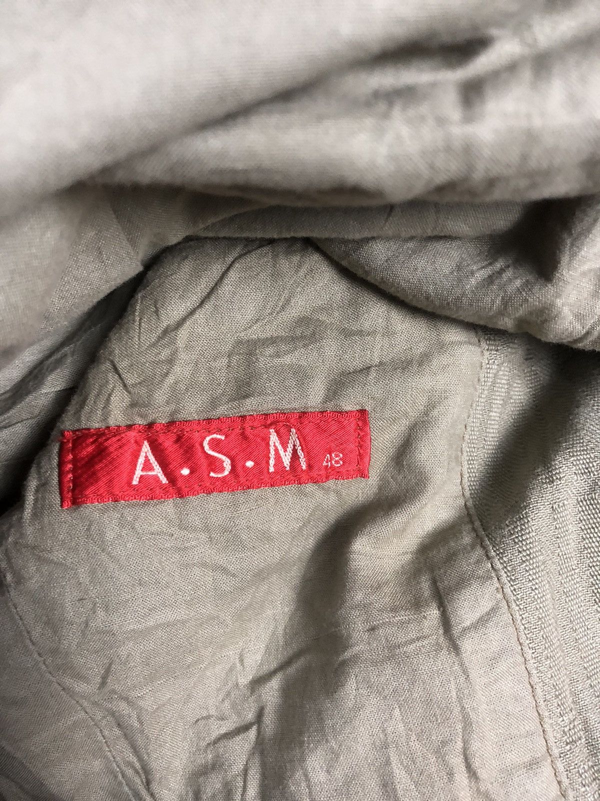 Japanese Brand × Vintage Japanese Brand A.S.M Double Breasted Overcoat Jacket Size XL / US 12-14 / IT 48-50 - 8 Thumbnail
