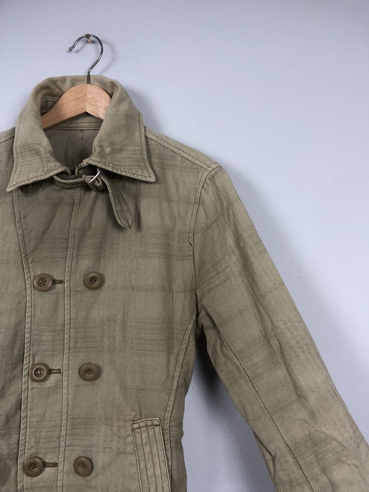Japanese Brand × Vintage Japanese Brand A.S.M Double Breasted Overcoat Jacket Size XL / US 12-14 / IT 48-50 - 4 Thumbnail