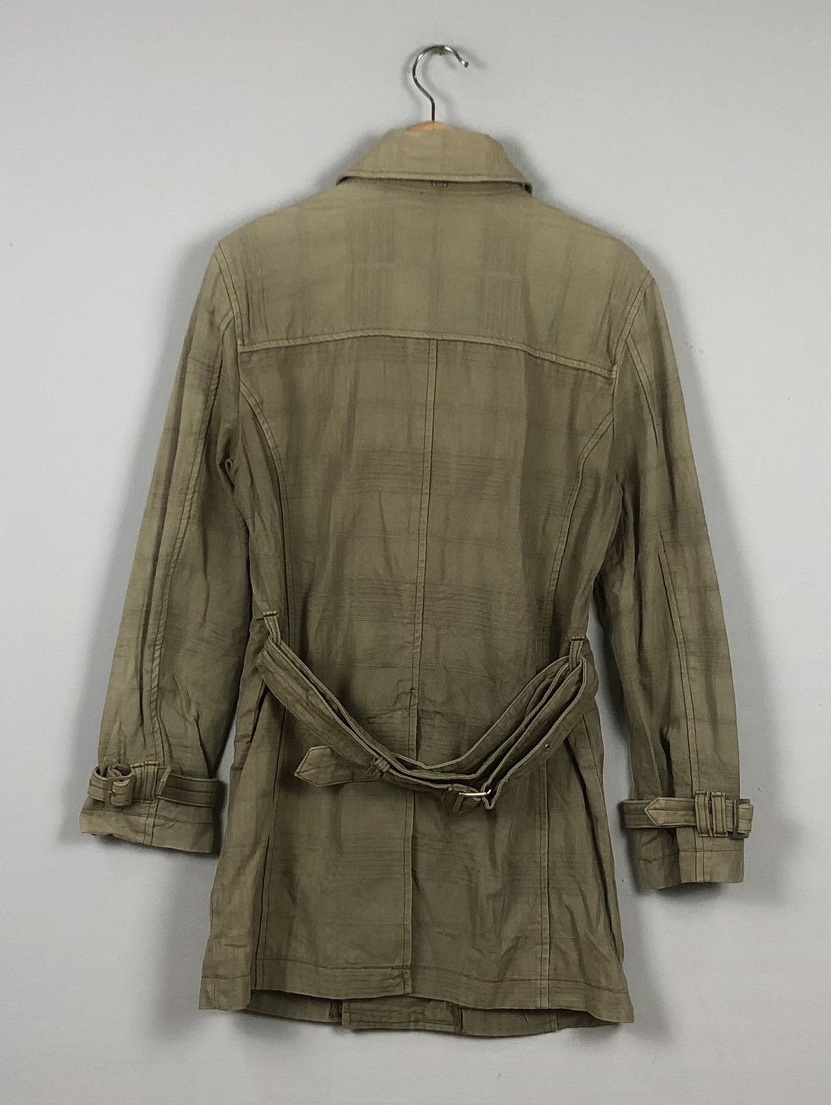 Japanese Brand × Vintage Japanese Brand A.S.M Double Breasted Overcoat Jacket Size XL / US 12-14 / IT 48-50 - 7 Thumbnail