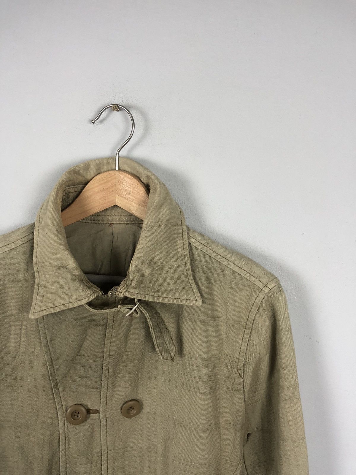 Japanese Brand × Vintage Japanese Brand A.S.M Double Breasted Overcoat Jacket Size XL / US 12-14 / IT 48-50 - 2 Thumbnail