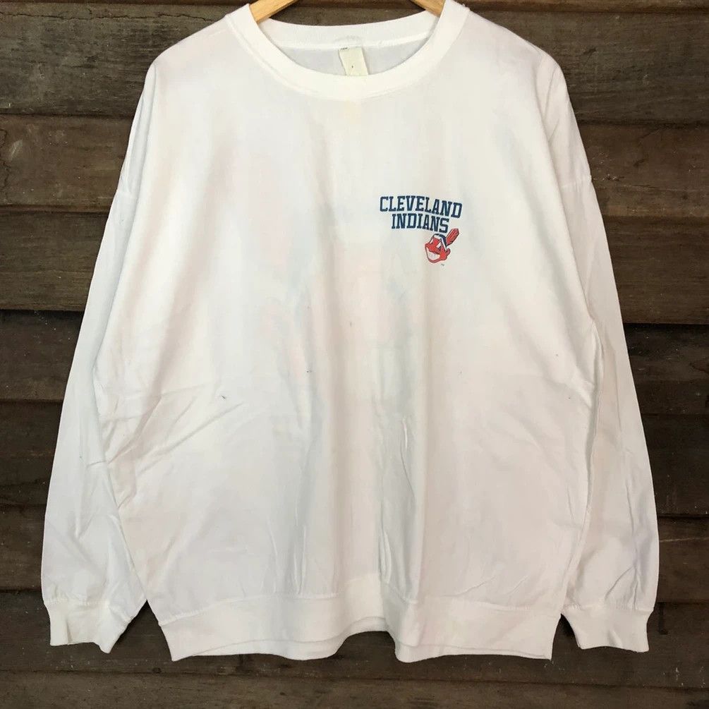 Vintage DL Cleveland red Indians vintage White shirt #3848 Size US XL / EU 56 / 4 - 8 Thumbnail